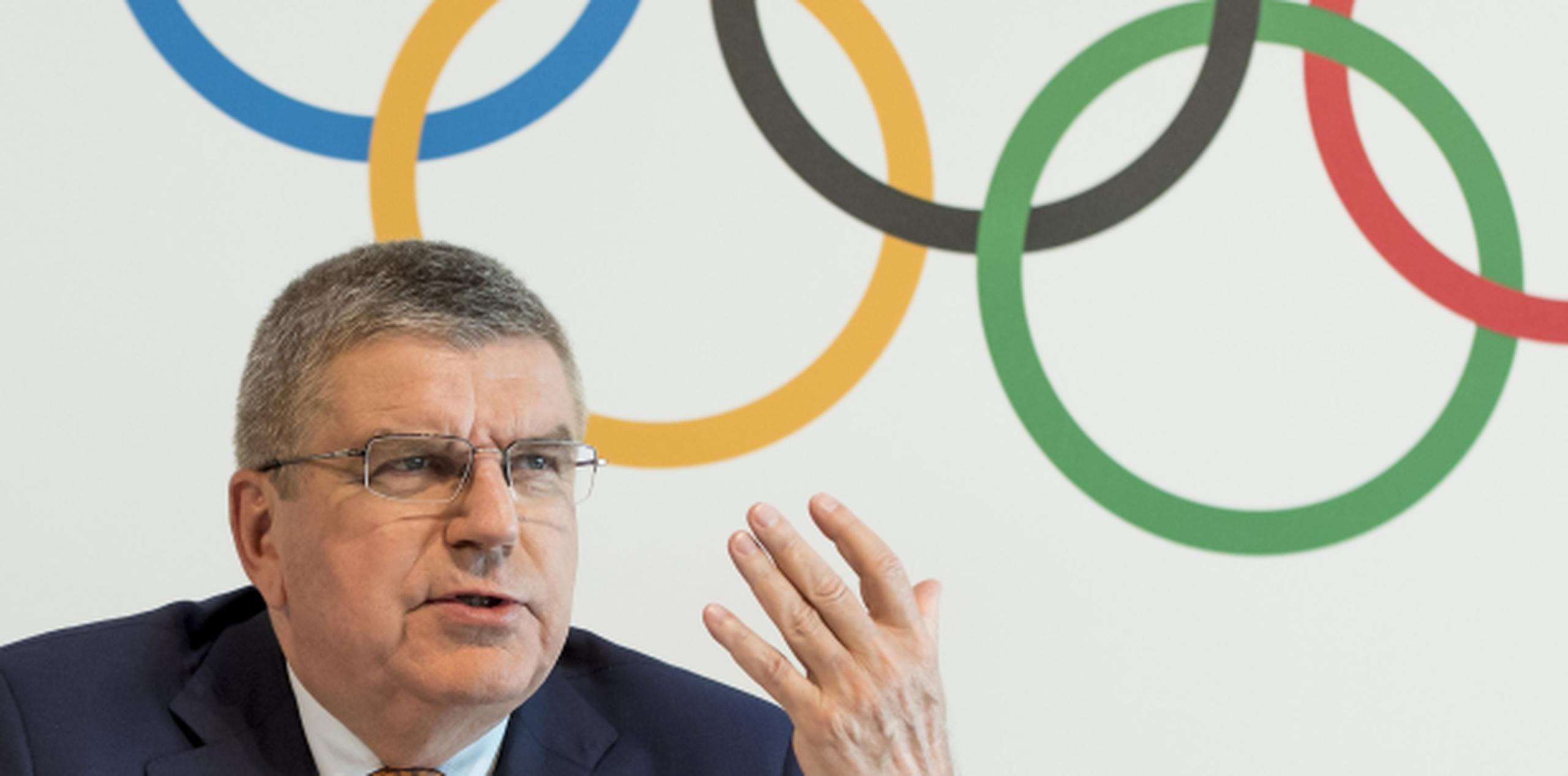“Esto representa una oportunidad única para los Juegos Olímpicos y el COI”, dijo el presidente del COI, Thomas Bach (EFE)