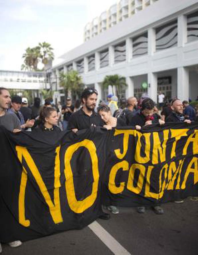 Universitarios y grupos en contra de la Junta de Supervisión Fiscal marcharán desde el parque Luis Muñoz Rivera hasta el Centro de Convenciones en Miramar. (Archivo)