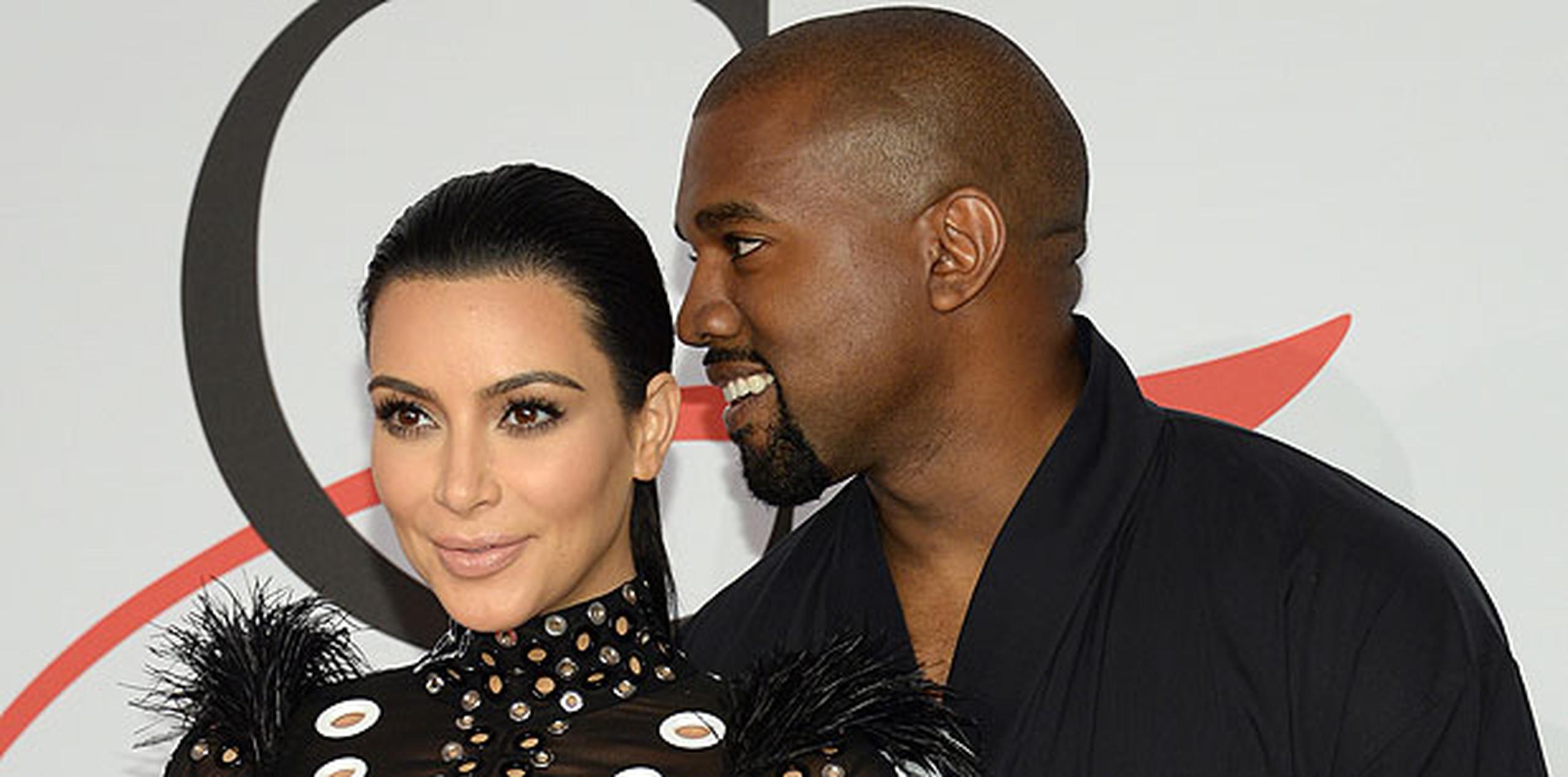 Kim Kardashian y Kanye West (Archivo)