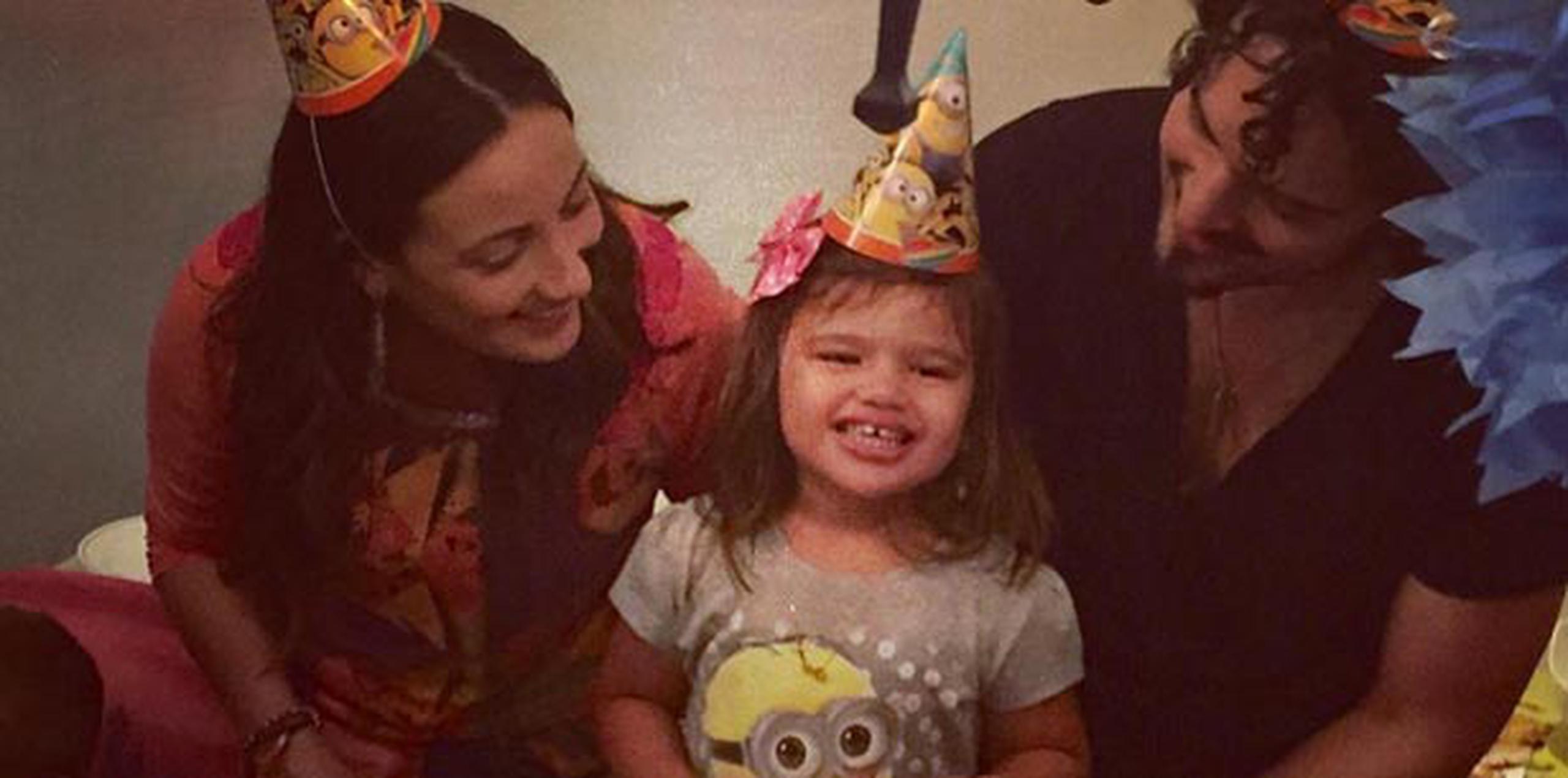 El cumpleaños de Amanda Zoé estuvo adornado con los personajes de la película Minions. (Instagram)