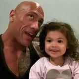El tierno video en el que Dwayne Johnson le canta el tema de “Moana” a su hija