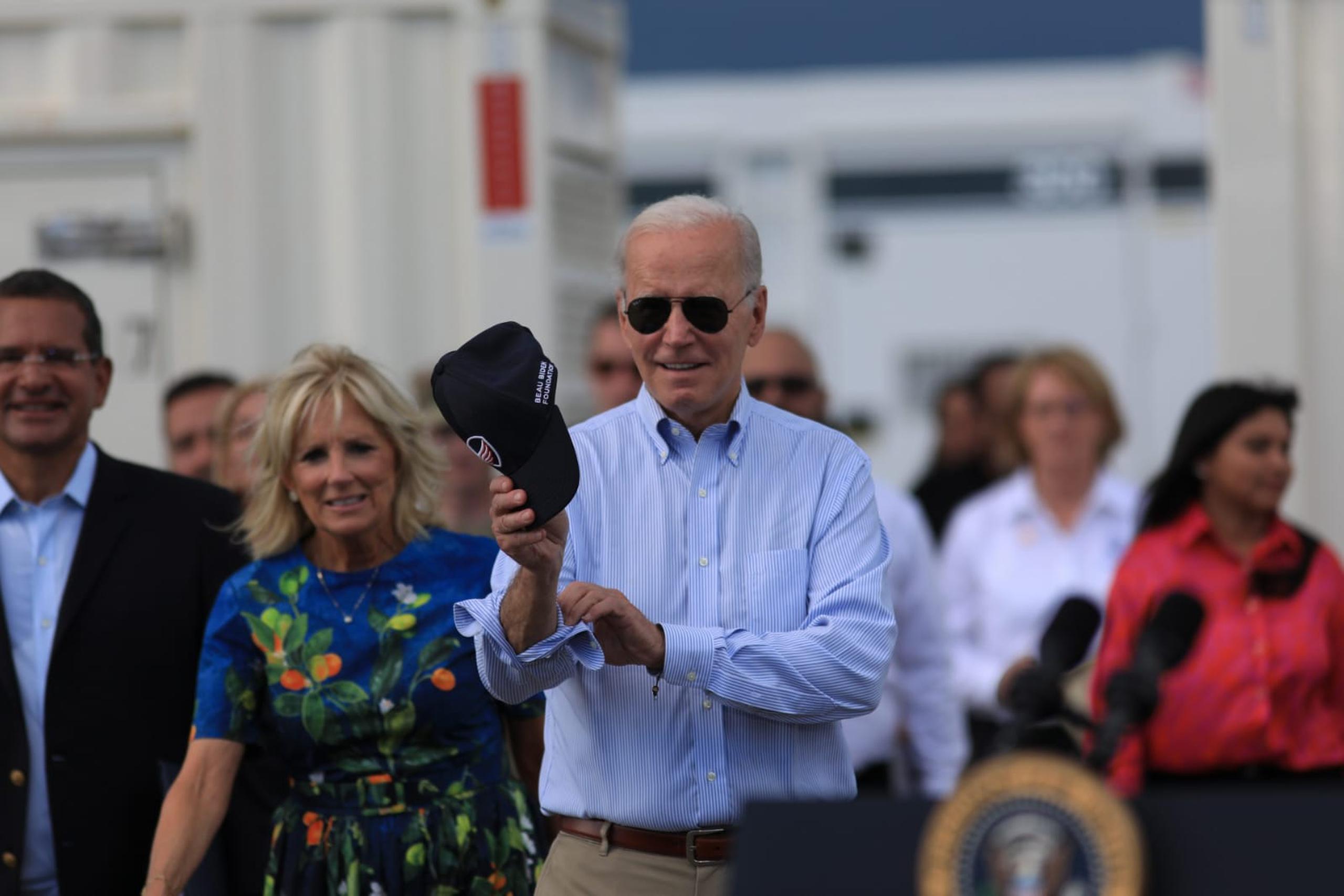 Desde la zona portuaria de Ponce, Joe Biden se expresa sobre el "compromiso" de su administración con Puerto Rico tras el huracán Fiona.