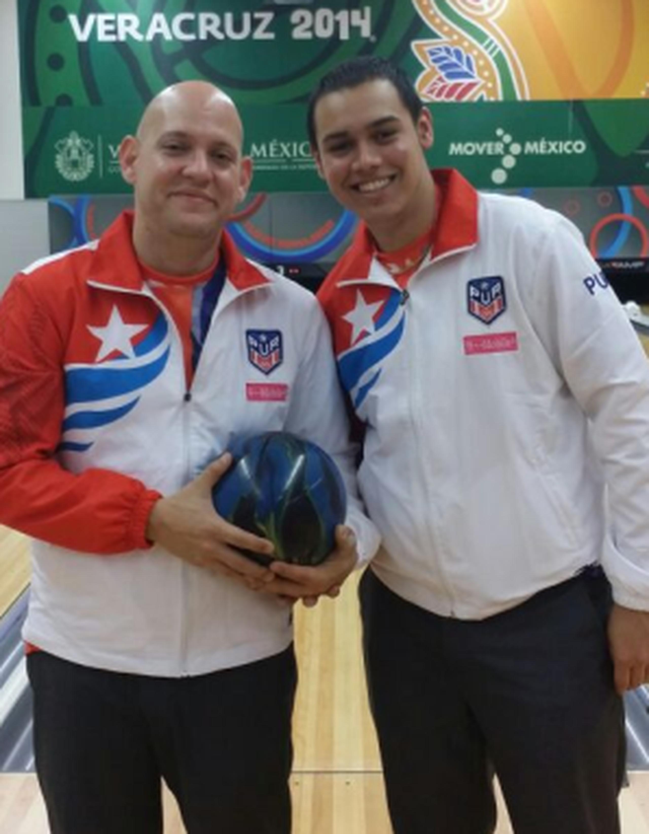 Jean Francisco Pérez y Cristian Azcona, medallista en los Juegos Centroamericanos y del Caribe, forman parte del equipo boricua en Abu Dabi. (Suministrada / Copur)