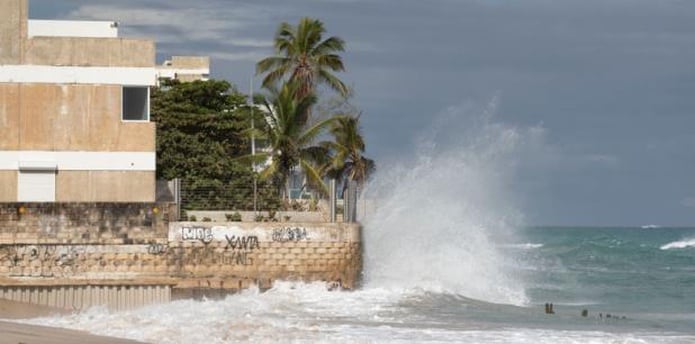 Advertencia de inundaciones costeras para el norte de la Isla  Primera