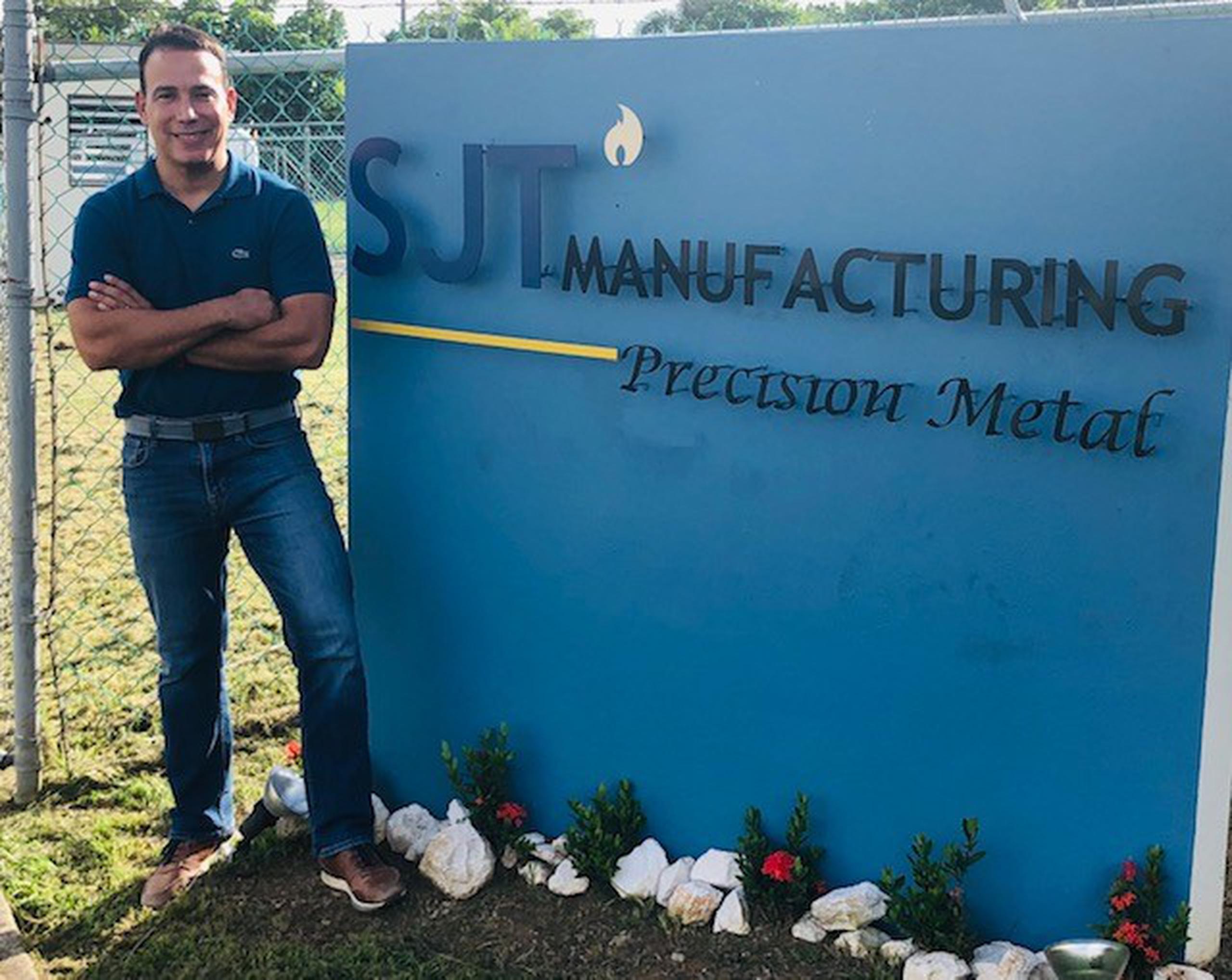 Luis Alemañy, CEO de SJT Manufacturing, en Bayamón.