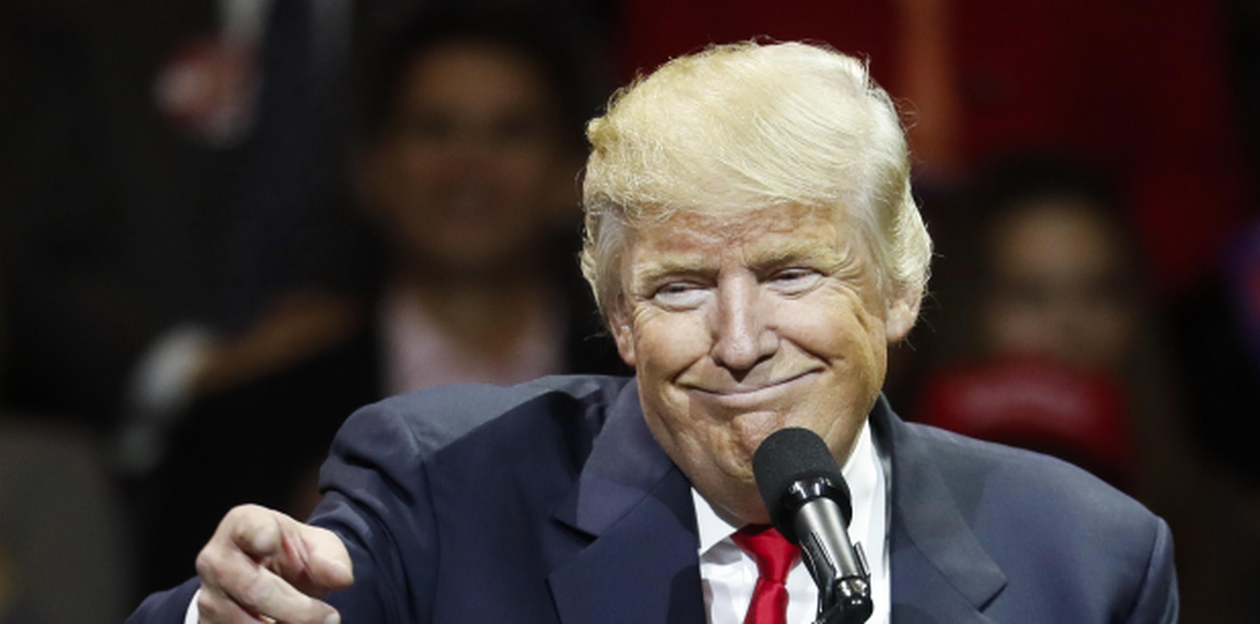 Donald Trump, presidente electo de los Estados Unidos. (AP / John Minchillo)