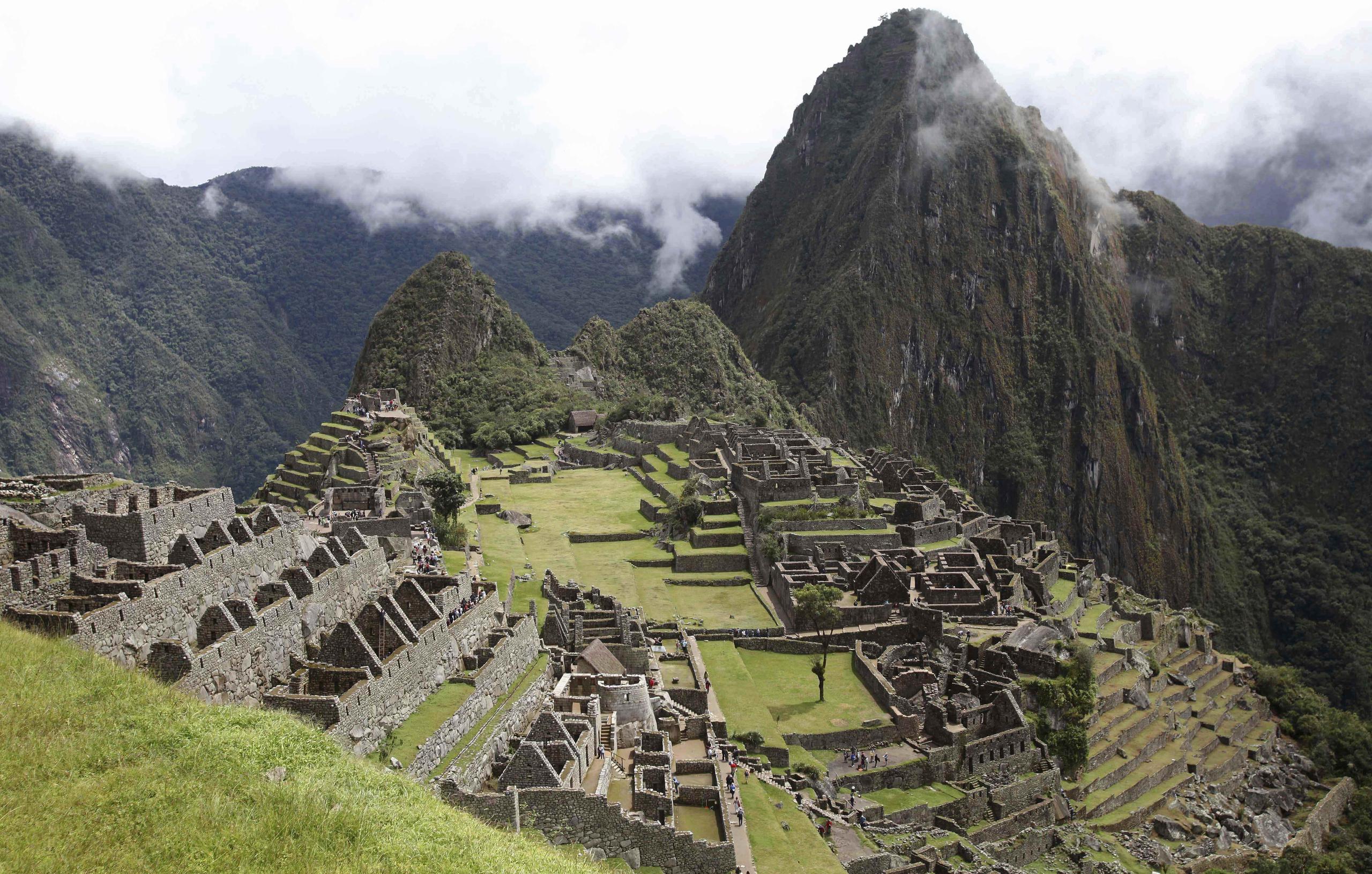 La ciudadela inca fue construida en el siglo XV como santuario religioso de los Incas. (AP)
