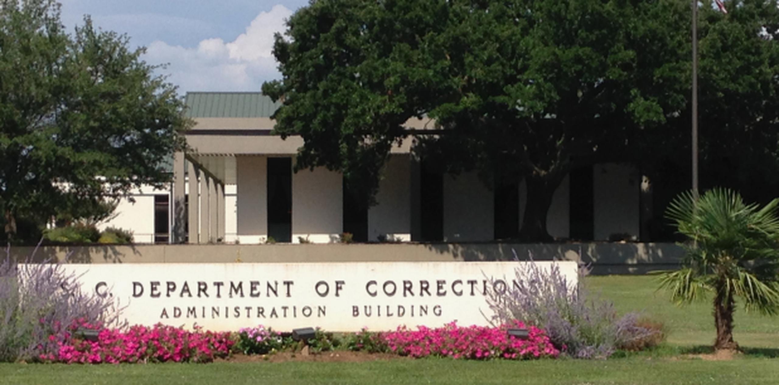 Los cuatro crímenes fueron en una cárcel operada por el Departamento de Correccoón de Carolina del Sur. (AP)