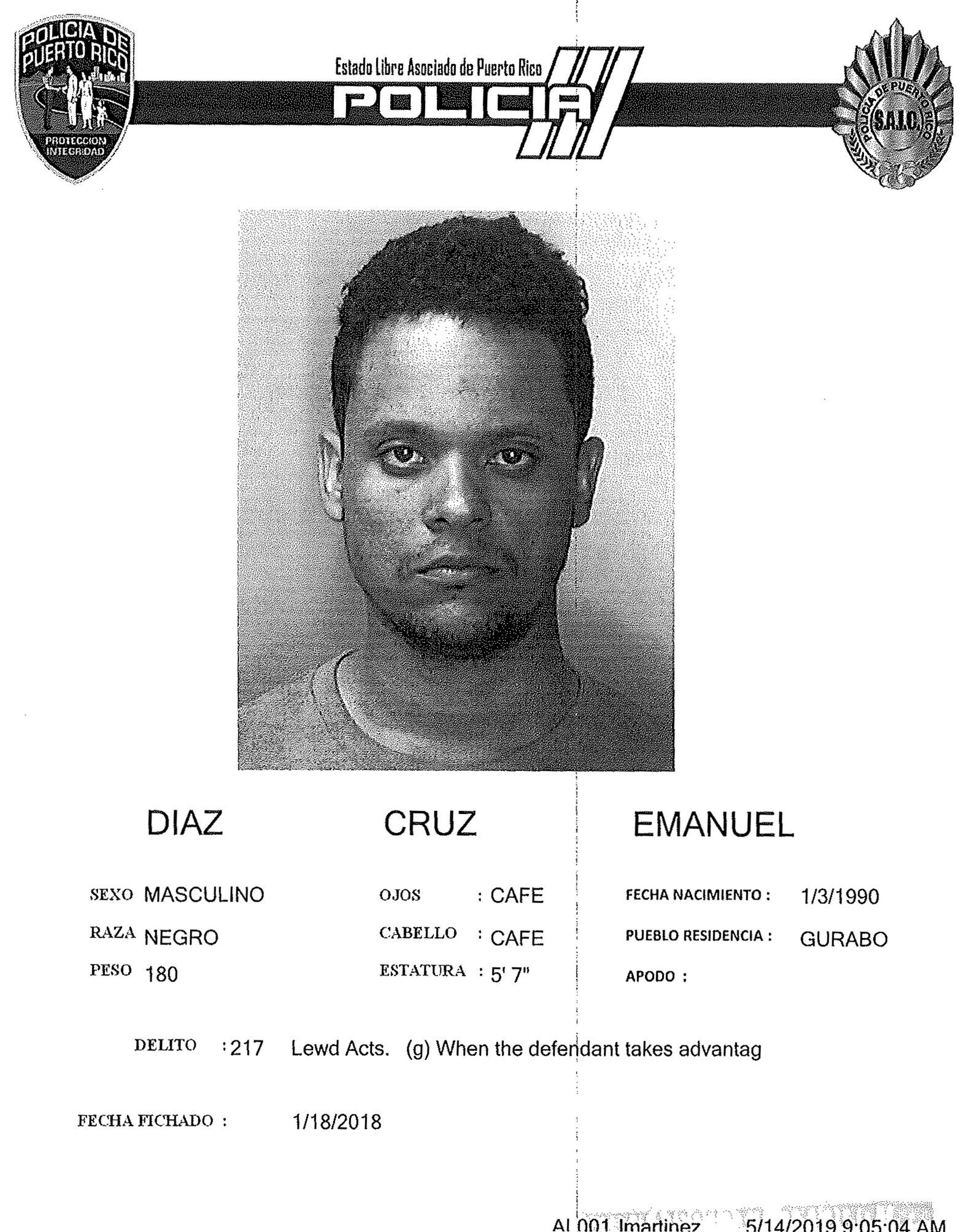 Emanuel Díaz Cruz fue fichado en el 2018. (Suministrada)
