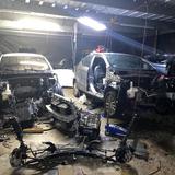 Policía allana de nuevo escondite de carros y piezas robadas en Morovis