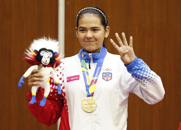 Adriana Díaz ganó cuatro medallas de oro en los Juegos Centroamericanos y del Caribe 2018.