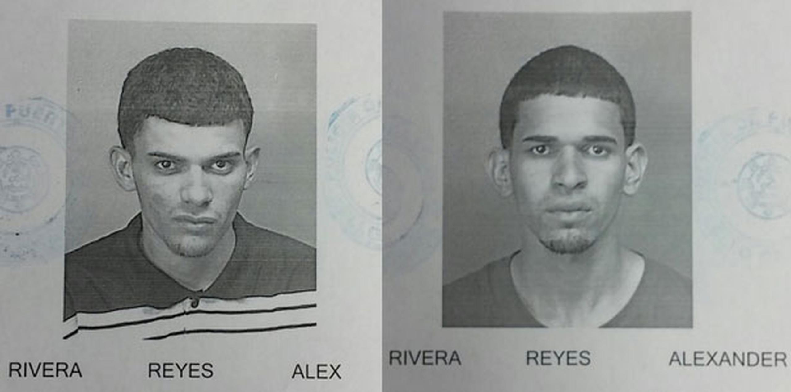 Alex y Alexander Rivera Reyes, de 21 y 22 años, respectivamente, terminaron tras las rejas al no poder prestar una fianza de $1,000. (Suministradas)