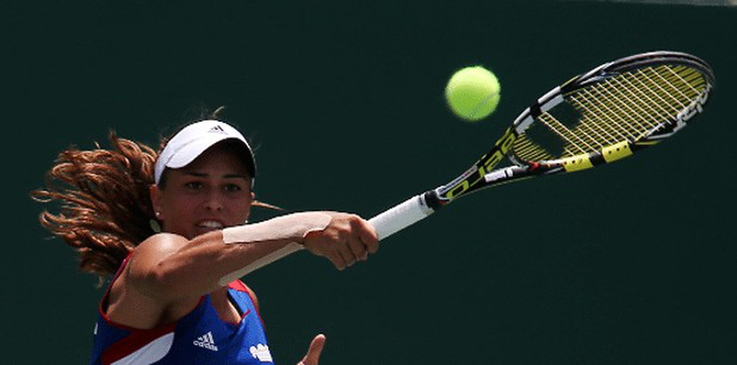 La boricua está clasificada número 55 en el ranking mundial de la Asociación de Tenis de Mujeres. (Archivo)
