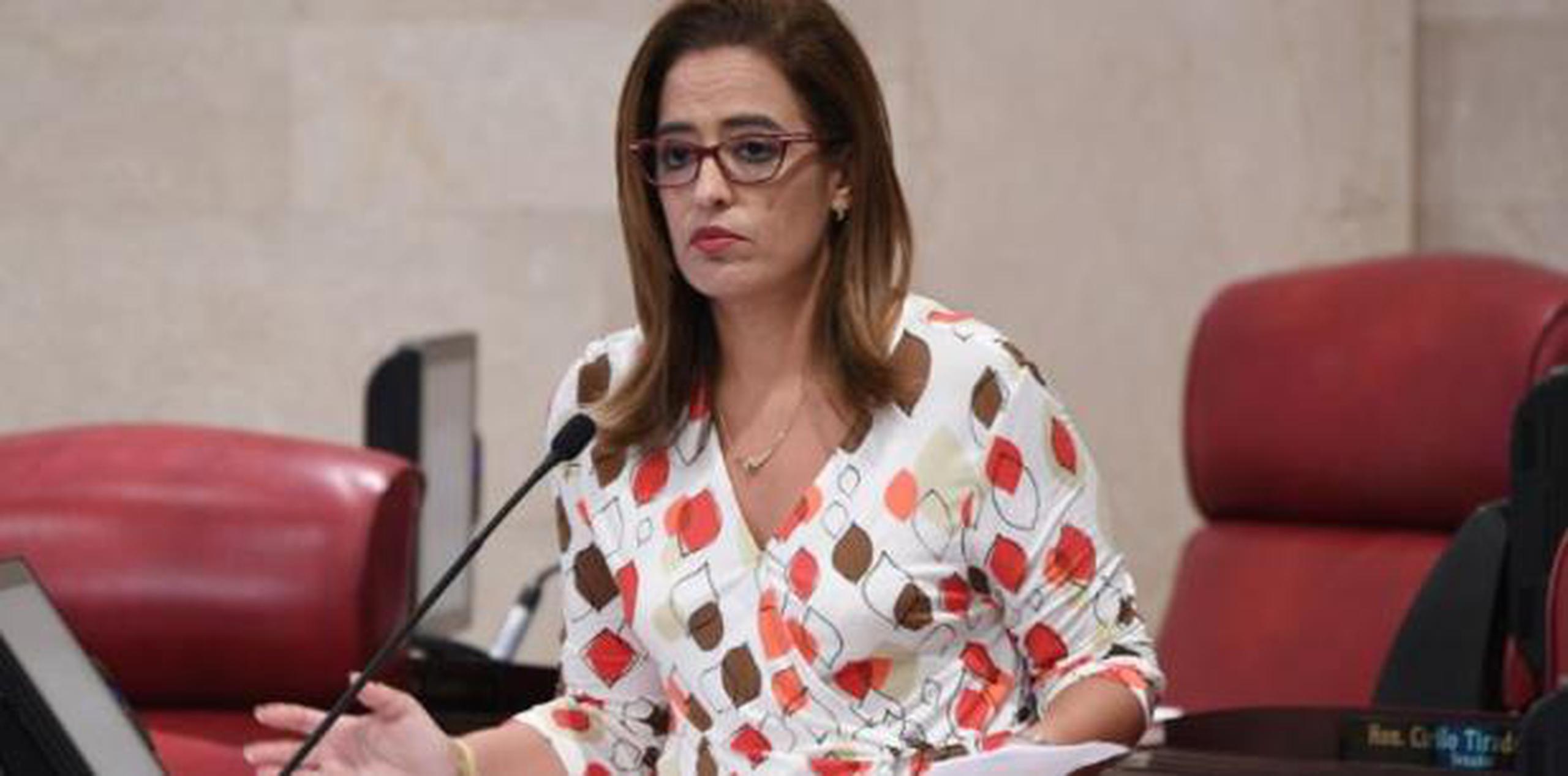 Rossana López León, presidenta del comité municipal del Partido Popular Democrático (PPD) en San Juan y candidata a alcaldesa. (Archivo)