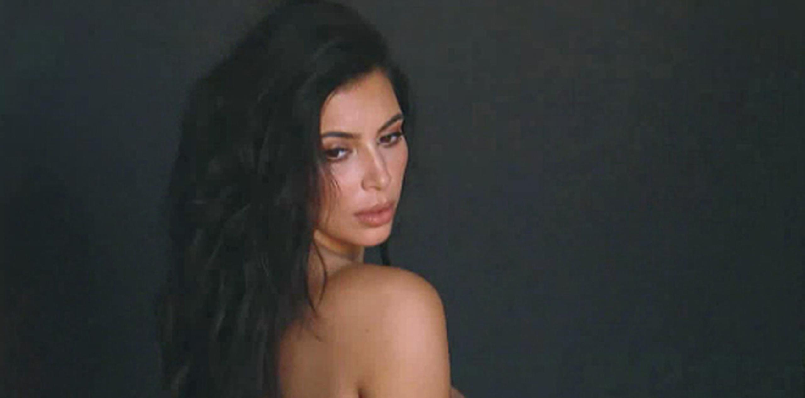 Kim Kardashian se volvió a desnudar.