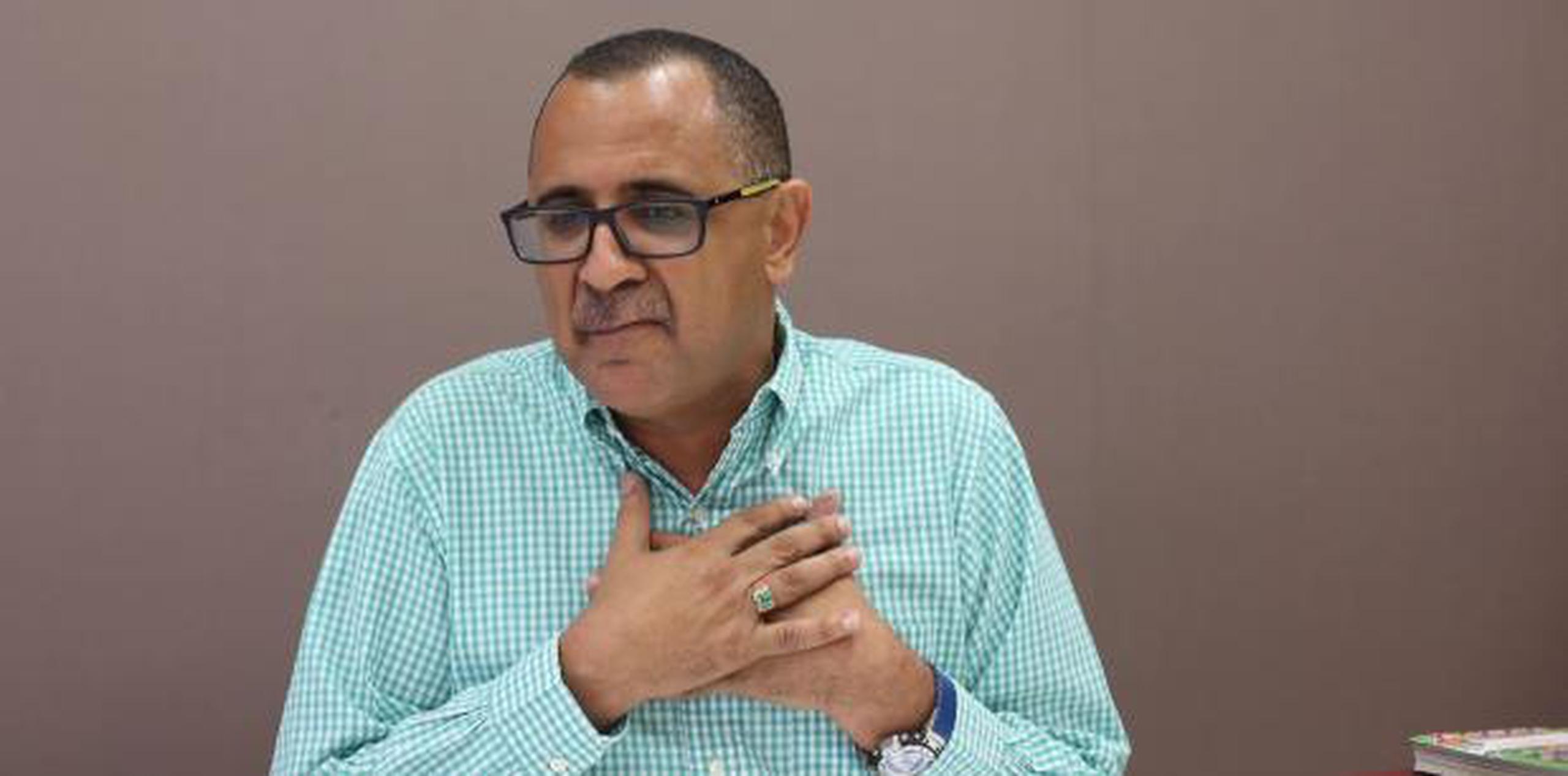 Nazario Quiñones dijo que fue recibido en el hemiciclo con “mucho respeto” por sus compañeros senadores de mayoría y minoría. (vanessa.serra@gfrmedia.com)
