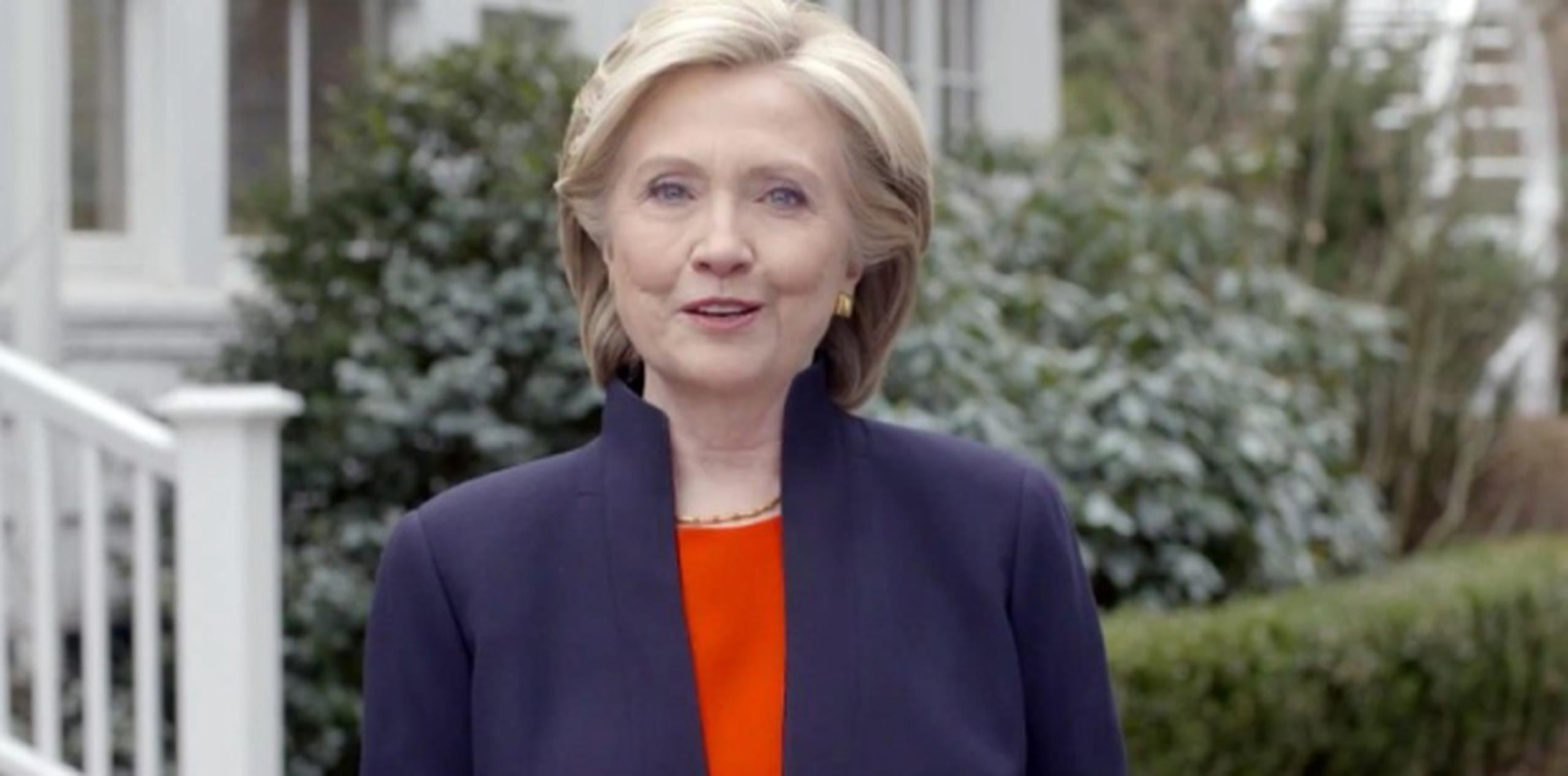 Hillary Clinton anunció ayer sus aspiraciones para conventirse en Presidenta de los Estados Unidos. (AFP/Hillary for America)