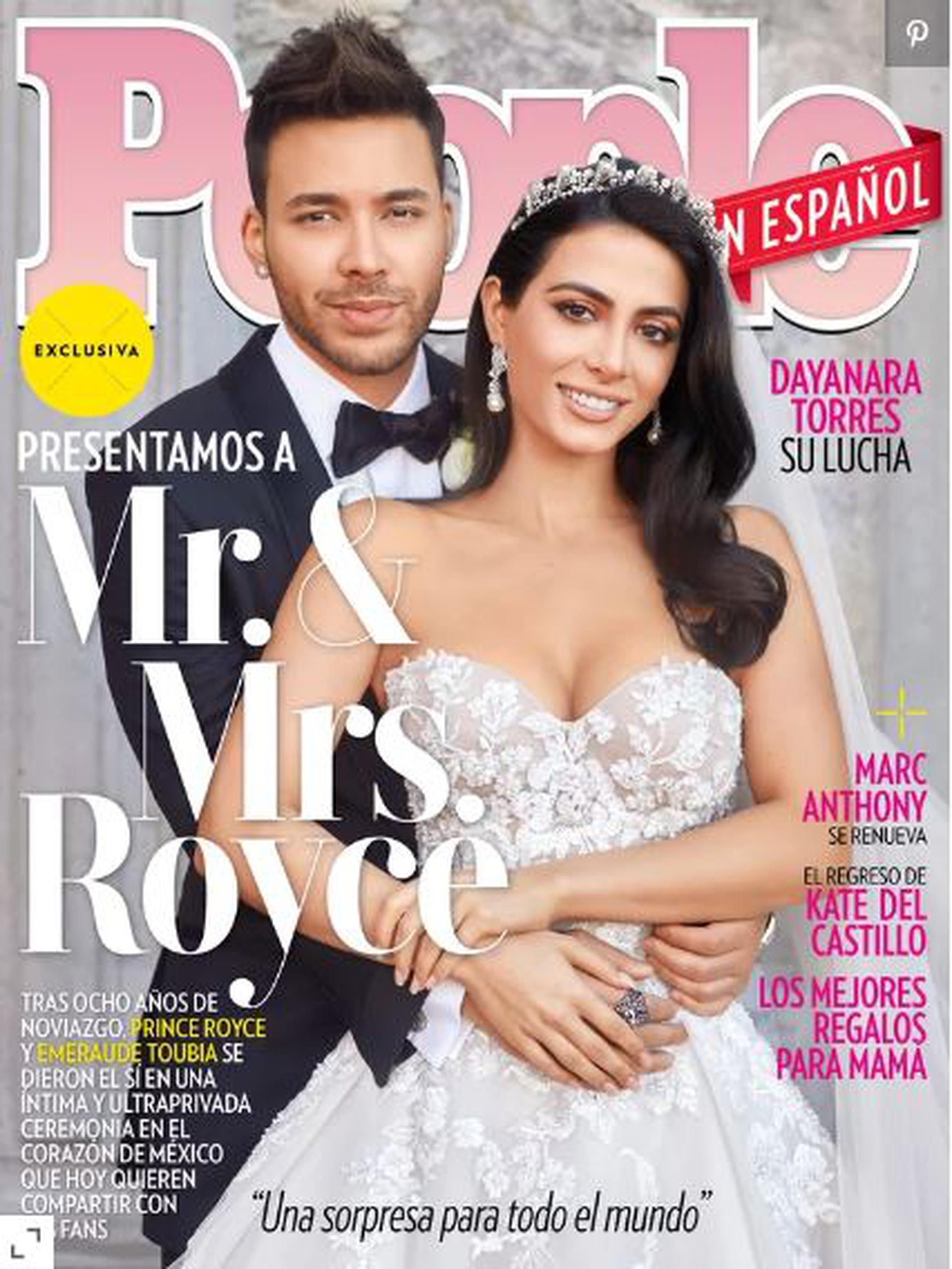 La boda del año, como muchos medios le llaman, fue publicada en la portada de People en Español. (Captura)
