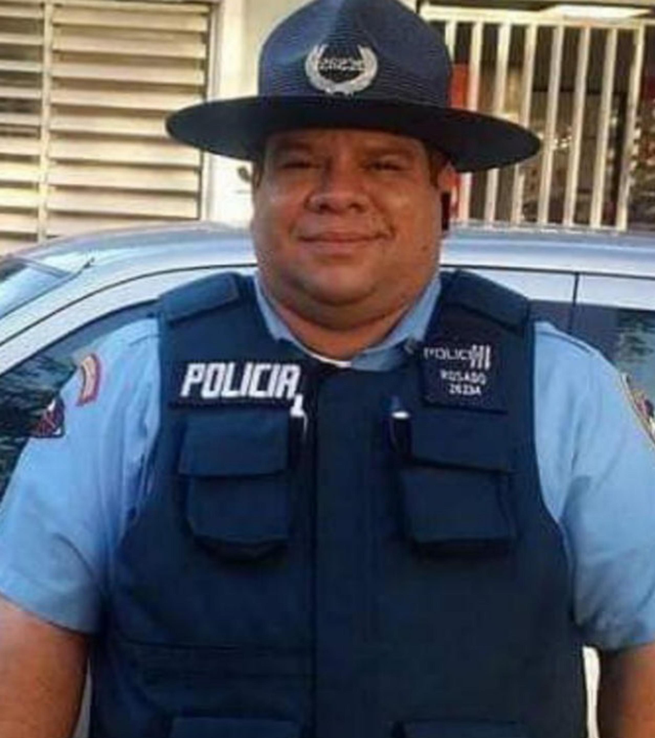 El agente Juan Rosado López, de 45 años, adscrito a la División de Autopista de Caguas, que se convirtió en el séptimo agente que muerte tras contangiarse con el virus que produce el COVID-19 será ascendido póstumamente el lunes. (Suministrada)