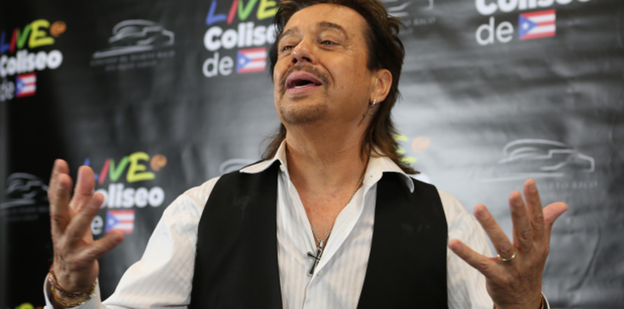 El cantautor Luis Ángel hizo expresiones de que Ángelo Medina "mata artistas". (Especial para GFR Media/Alex Rafael Román)
