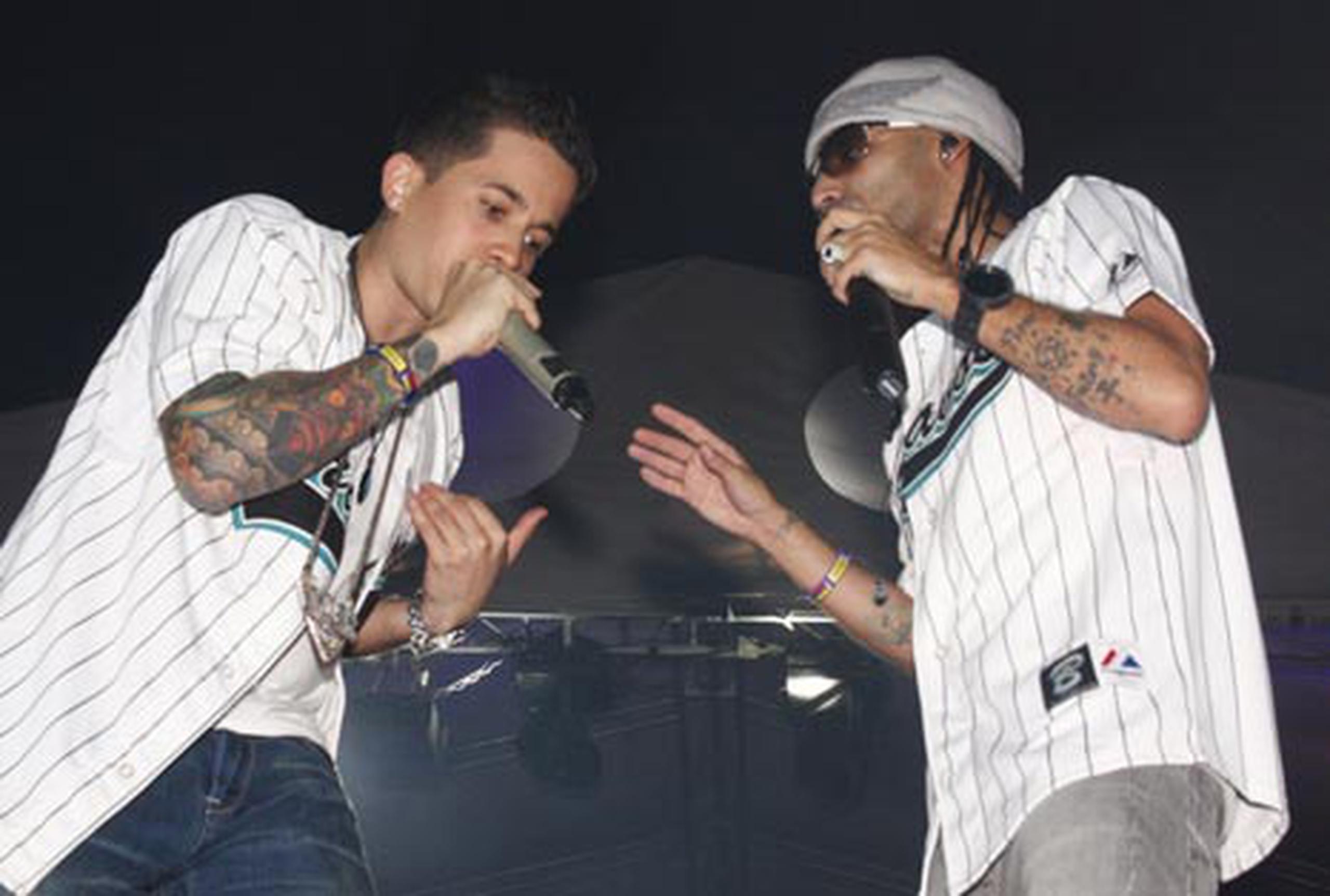 Arcángel y De la Ghetto se presentaron en el estadio Nueva Esparta en isla Margarita en Venezuela ante miles de fanáticos que deliraron con la actuación de los reguetoneros boricuas. <font color="yellow">(Suministradas)</font>