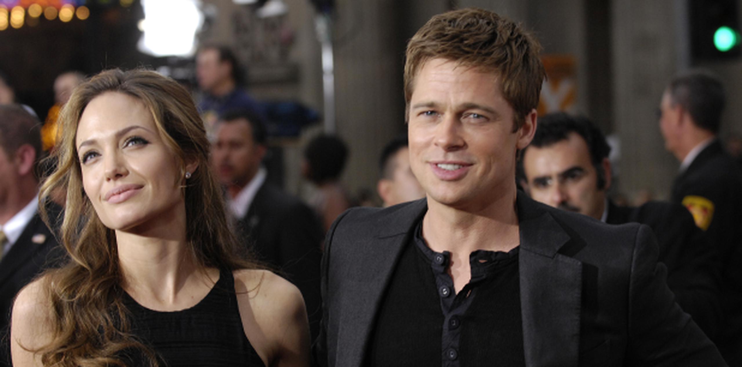 Angelina Jolie y Brad Pitt. (AP/Chris Pizzello)