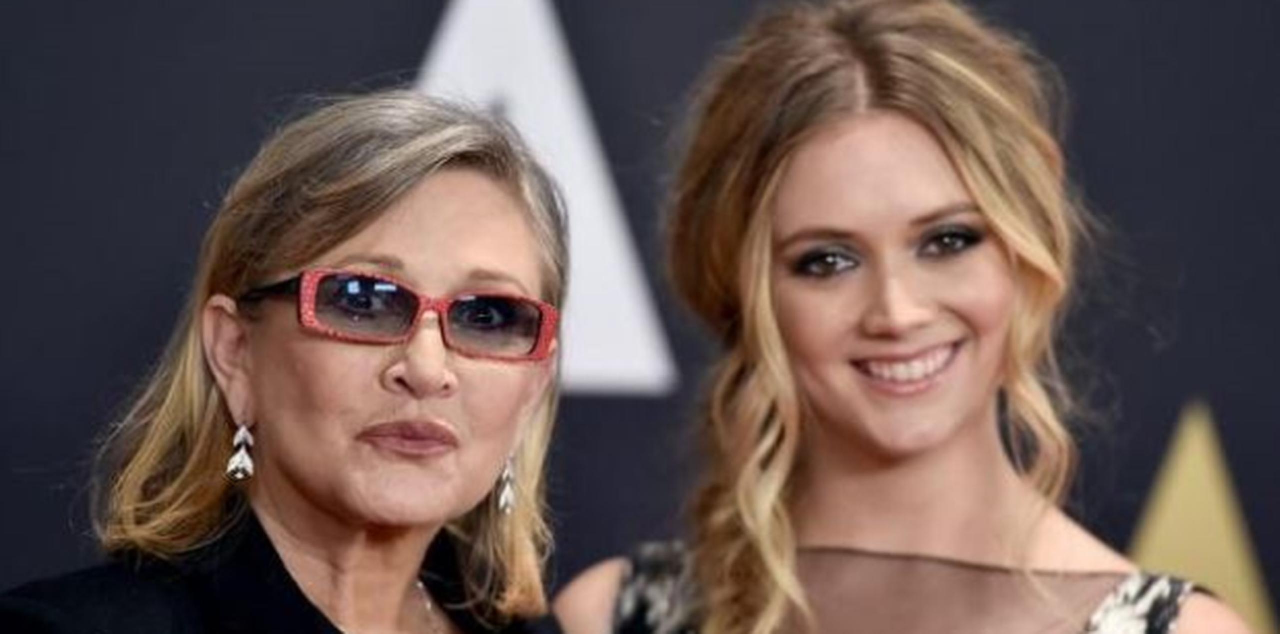 La hija de Carrie Fisher con el agente Bryan Lourd sostuvo, además, que siente un "gran presión" de mantener lo que entregó su madre a la industria del cine y la televisión. (Archivo)