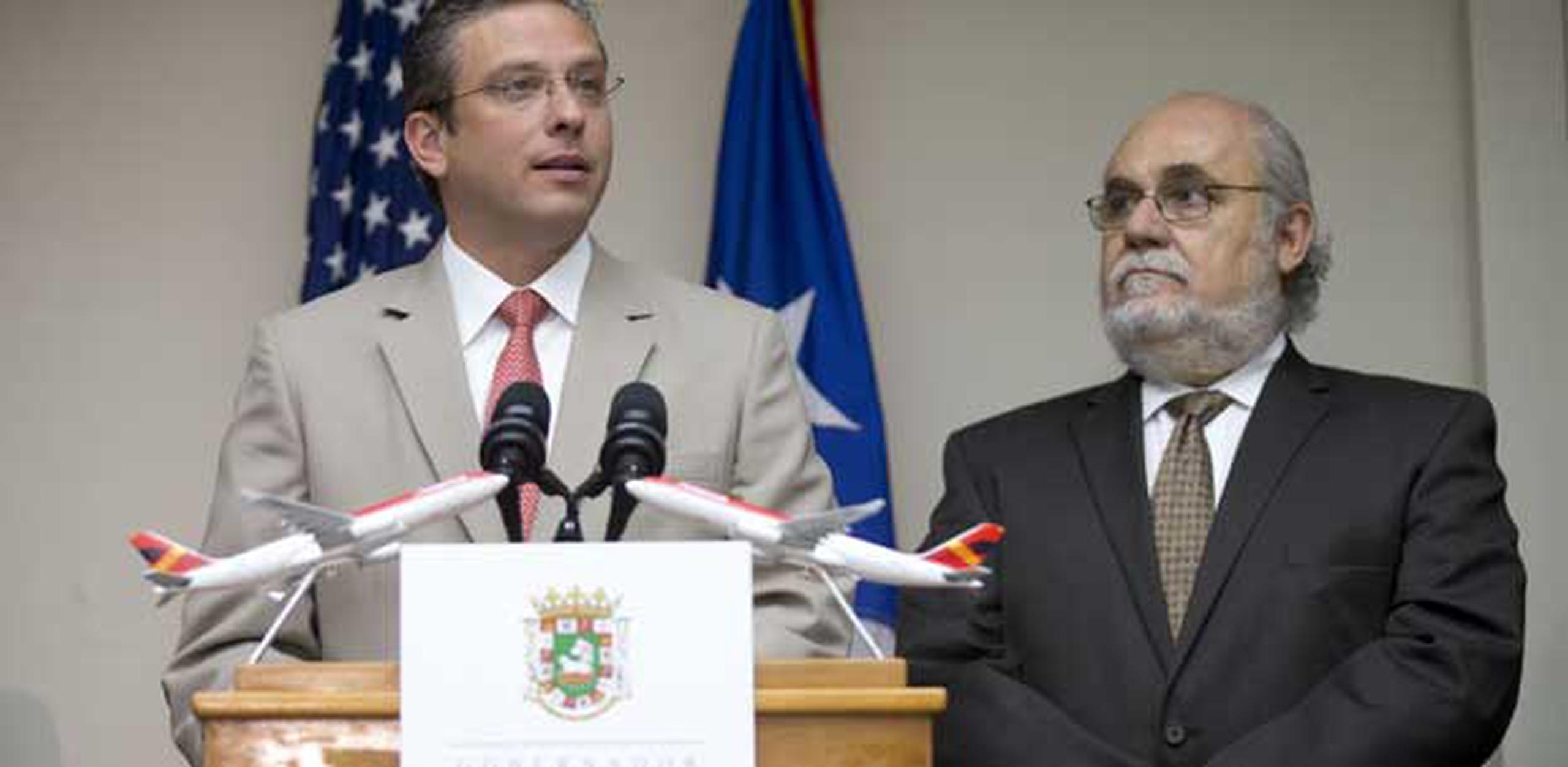 Alejandro García Padilla asegura que el regreso de Avianca a Puerto Rico representa una inyección económica de entre $150 millones y $180 millones anuales. (tonito.zayas@gfrmedia.com)