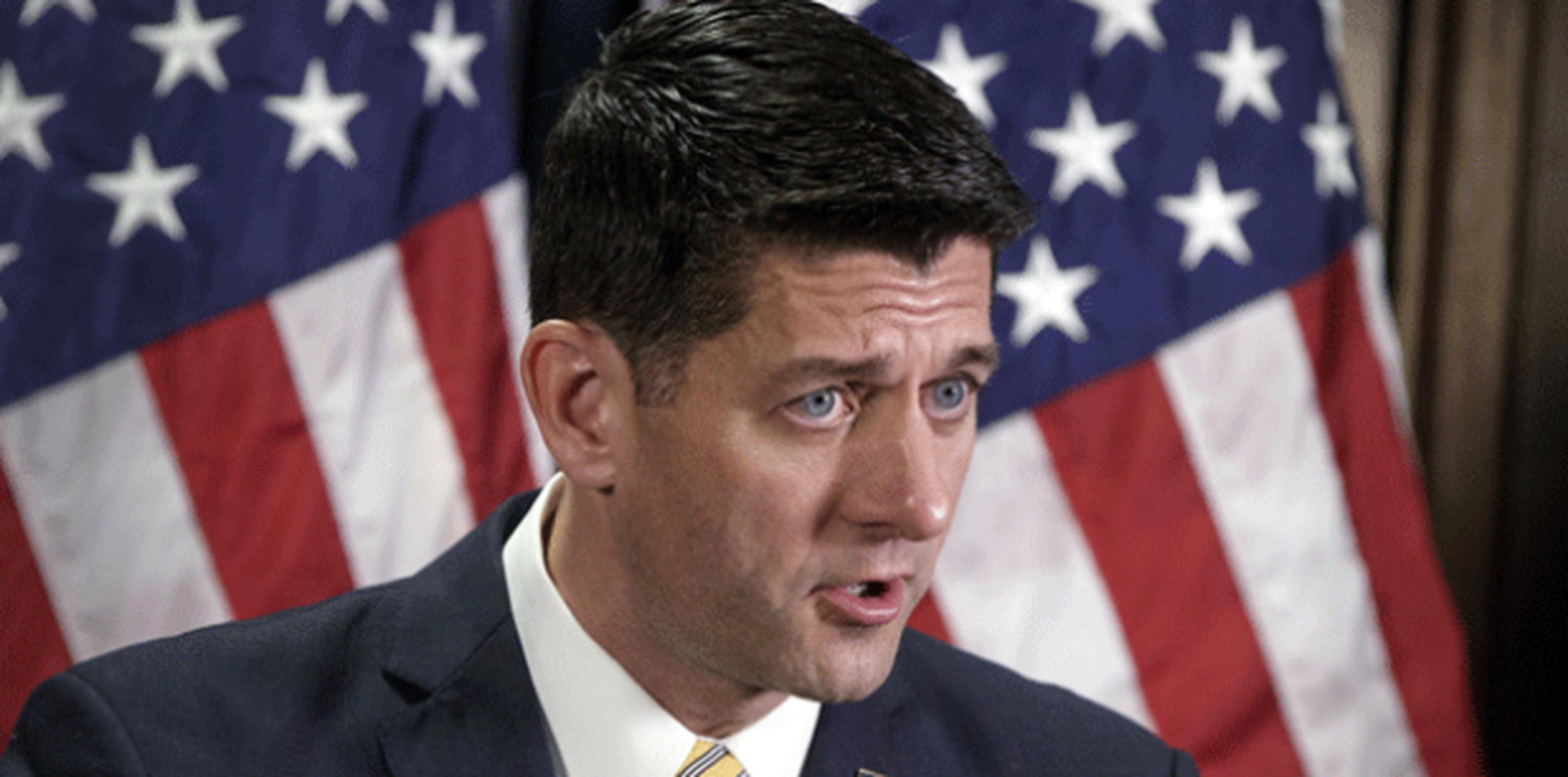 El speaker Paul Ryan afirmó que la ley PROMESA ya reglamenta el proceso de reestructuración de la deuda. (Archivo)