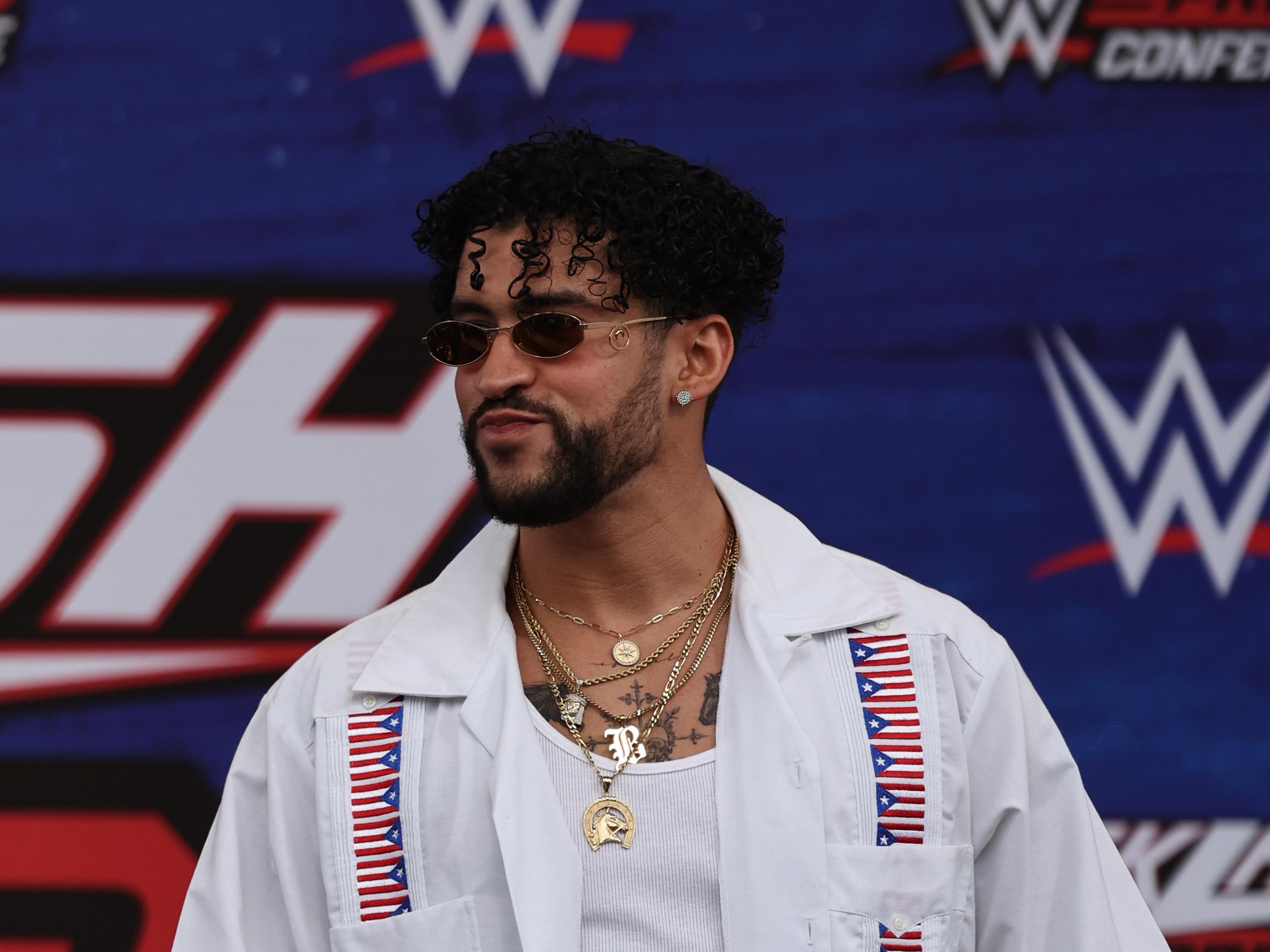 Bad Bunny se presentó recientemente en la cartelera de lucha libre "Backlash" de WWE, que se llevó a cabo en Puerto Rico.