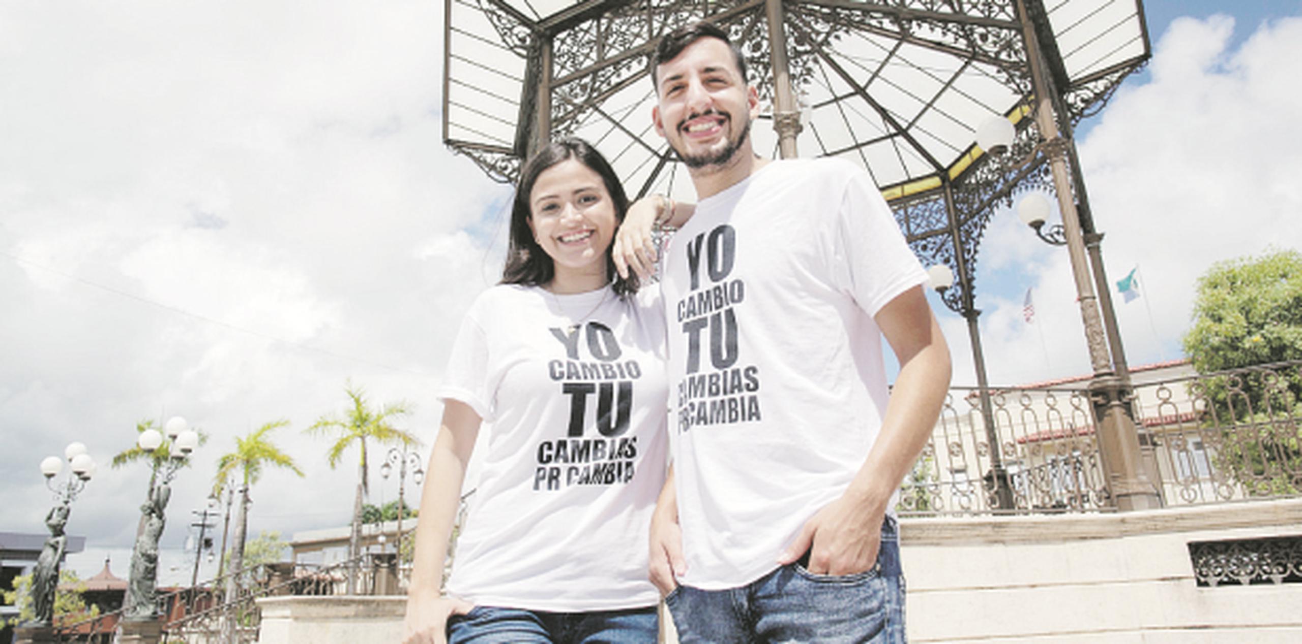 Jorge E. Pagán y Brenda Paola Hernández, director y subdiretora de Puerto Rico Cambia, respectivamente, buscan impactar a la comunidad a través de diferentes iniciativas. (PARA HORIZONTE / ALVIN J. BÁEZ)