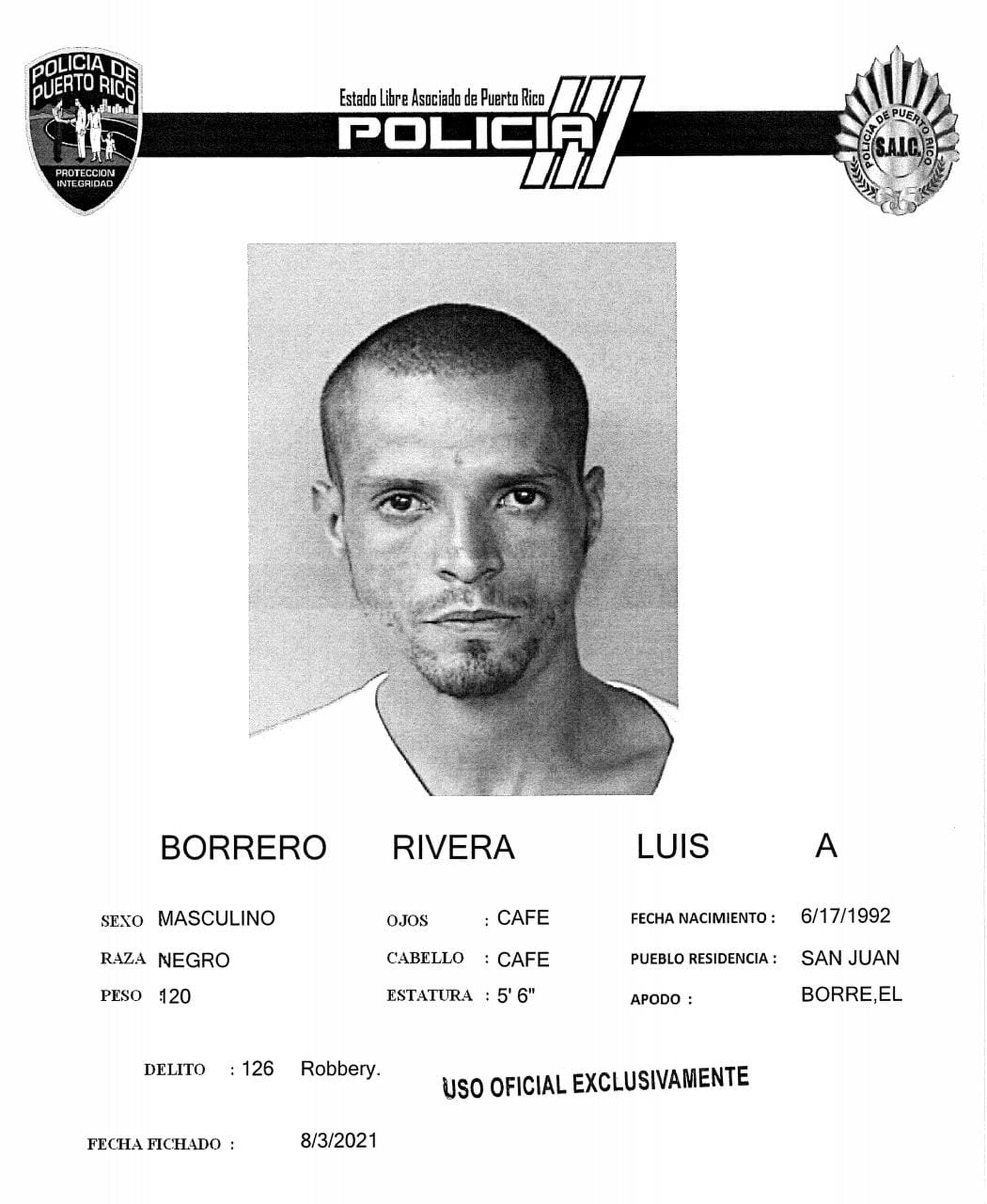 Luis A. Borrero Rivera, sospechoso de al menos 12 “carjackings” y asaltos en la zona metropolitana, fue asesinado en Río Piedras.