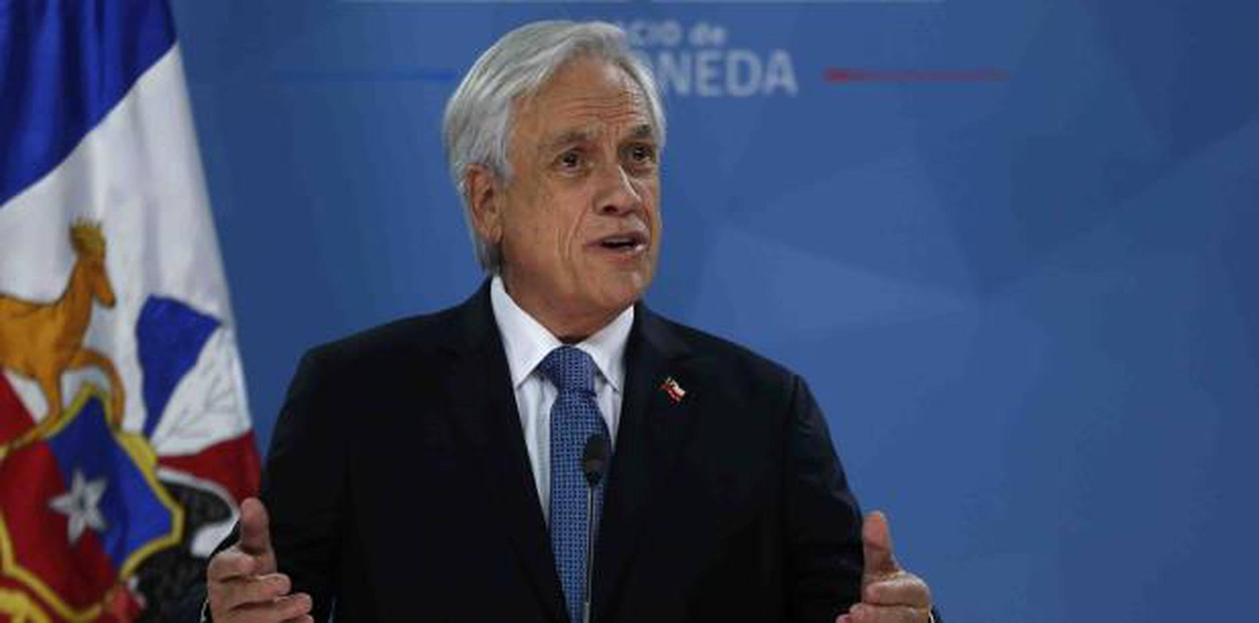 El presidente chileno Sebastián Piñera (AP Photo/Luis Hidalgo)