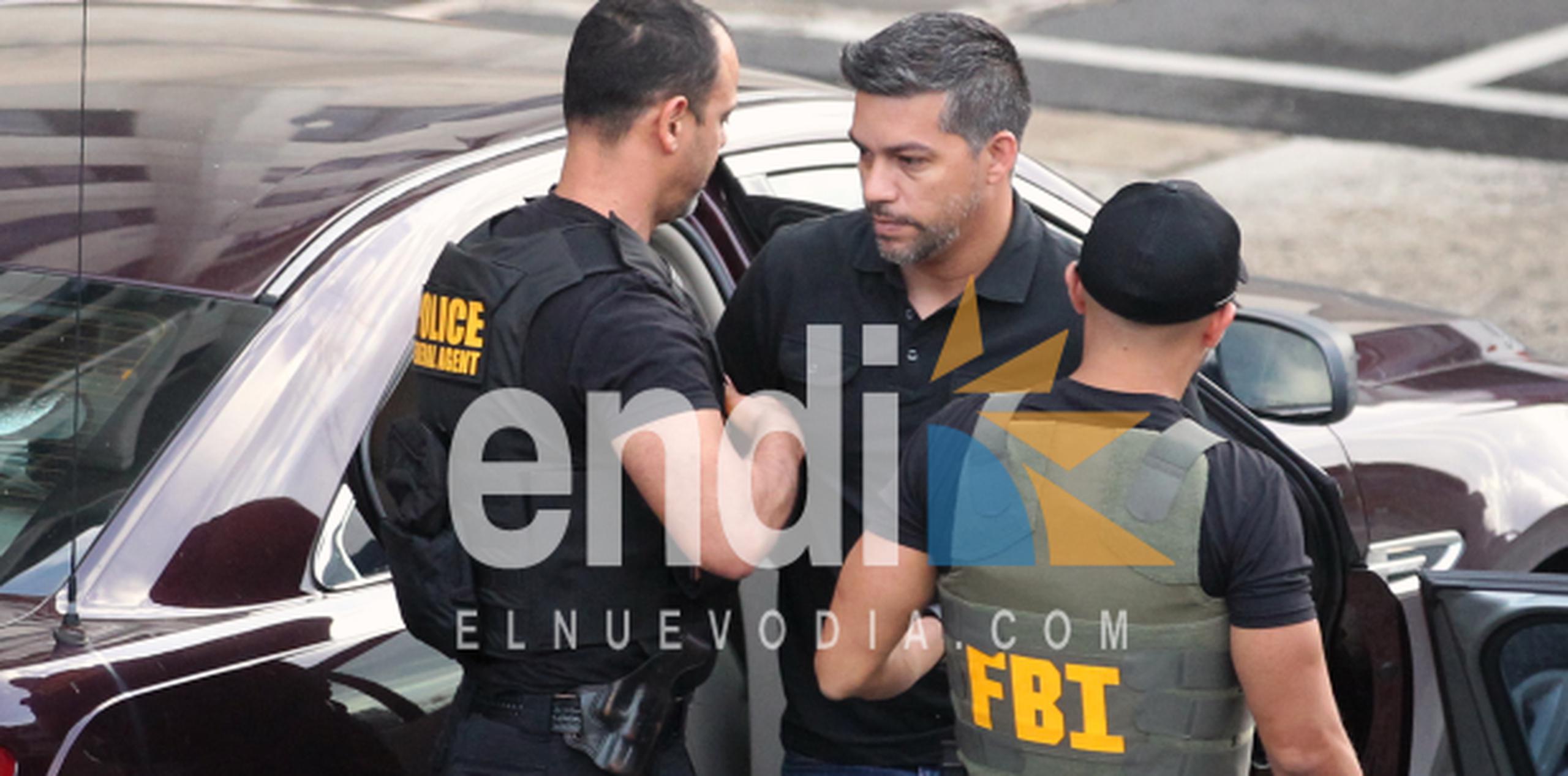 Ramón Orta, exsecretario del Departamento de Recreación y Deportes, al momento de su arresto. (alex.figueroa@gfrmedia.com)