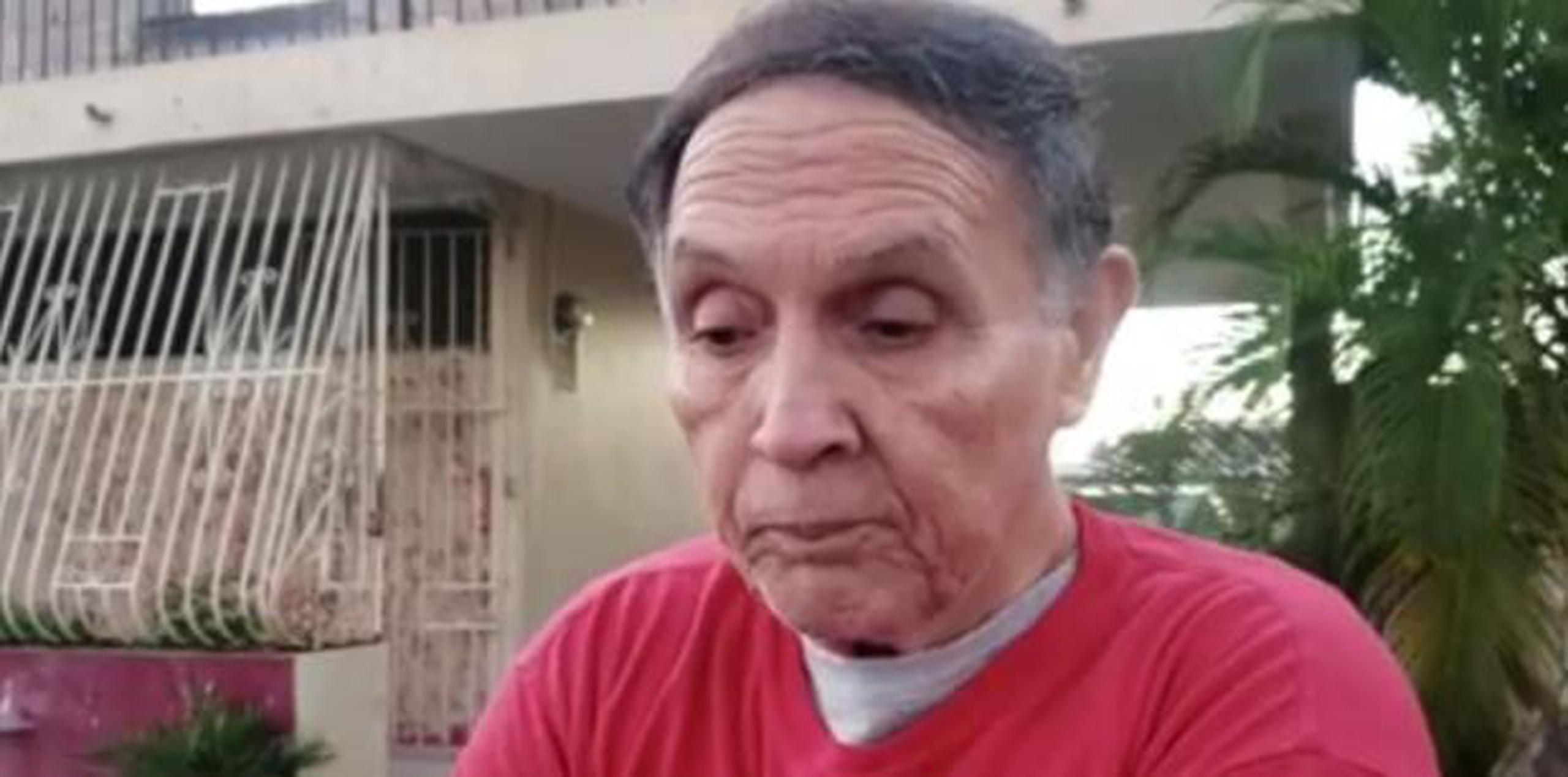 Reynaldo González cuñado del fallecido (Captura video)