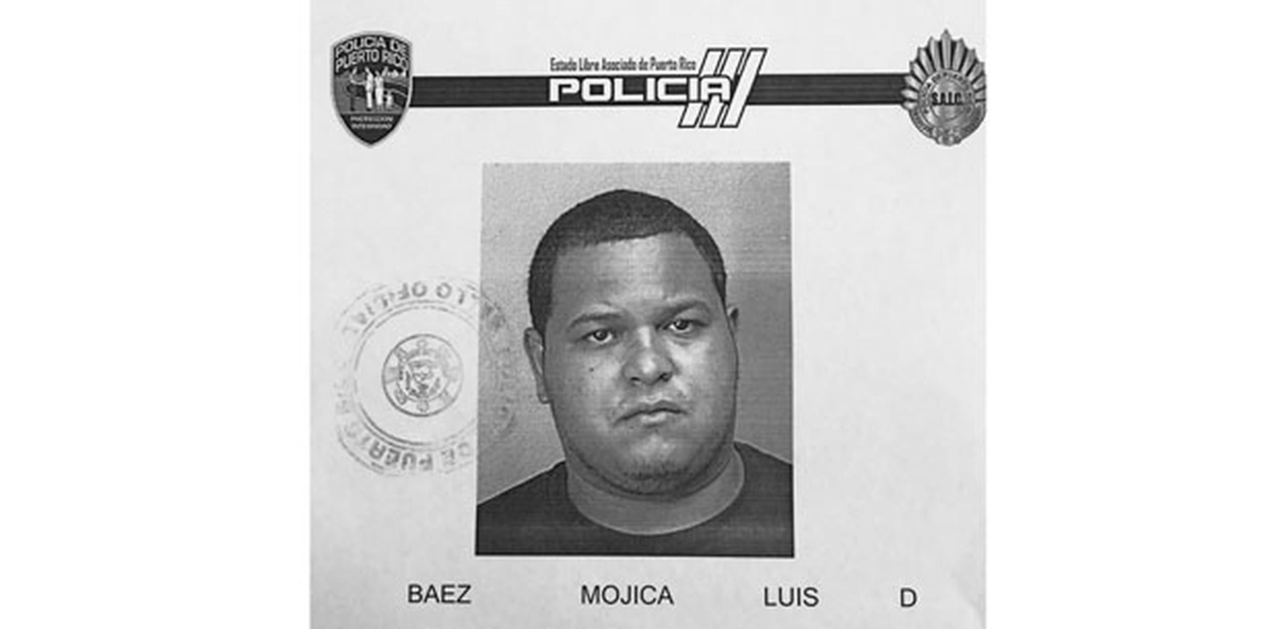Luis Báez Mojica no prestó la fianza, siendo este fichado e ingresado en la cárcel regional de Bayamón. (Suministrada)
