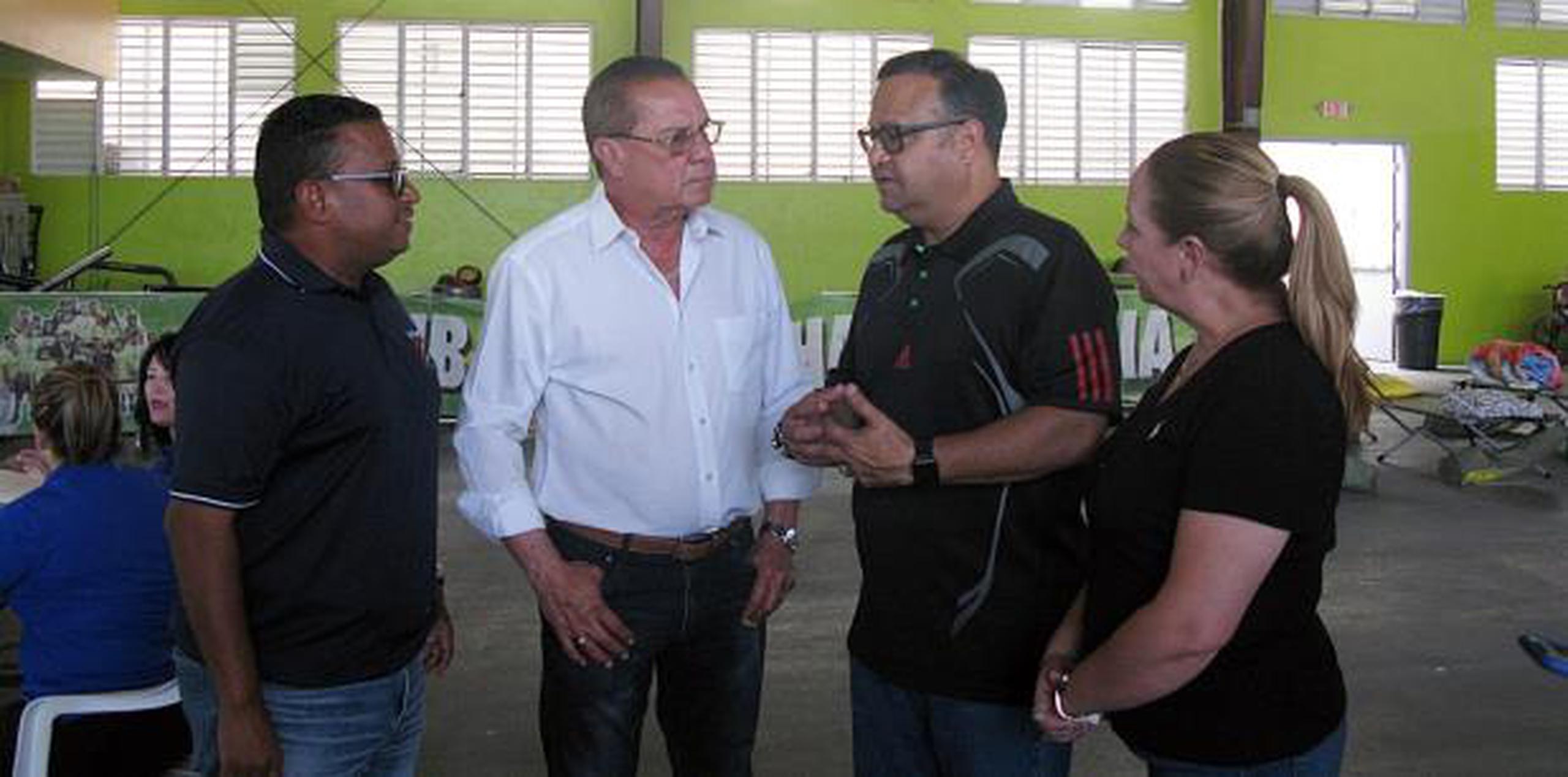 Los alcaldes de Lajas, Marcos Irizarry, y de Caguas, William Miranda Torres. (Suministrada)