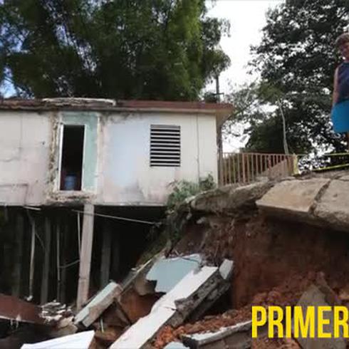 Pierden casa en Utuado por lluvias