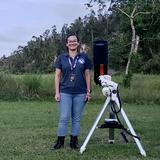 La Luna es el límite para la presidenta de la Sociedad de Astronomía del Caribe