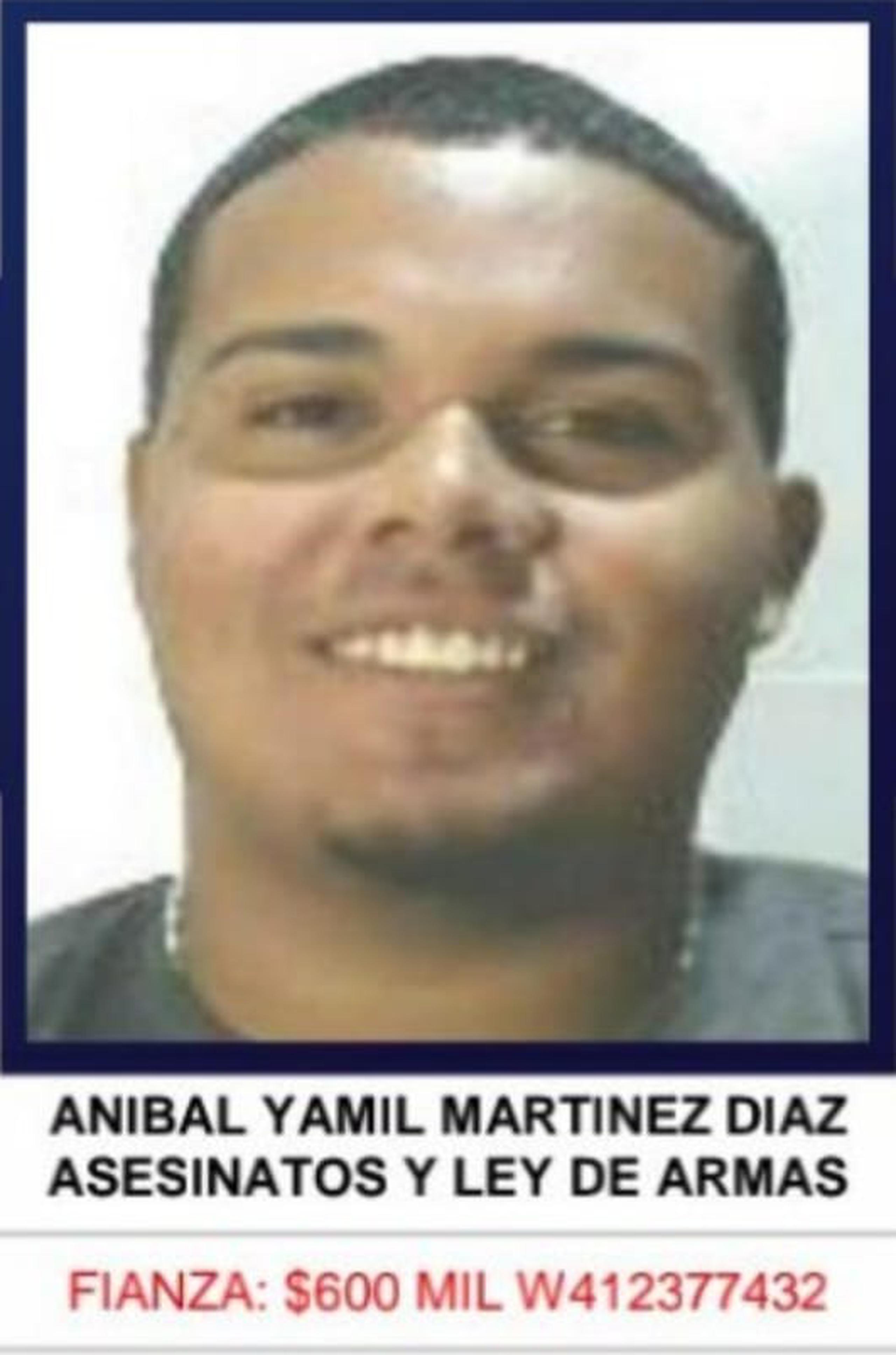 Aníbal Yamil Martínez Díaz se incluyó en la lista de “Los Más Buscados” del área policíaca de Caguas.