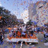 Los Astros celebran su campeonato con una gran desfile