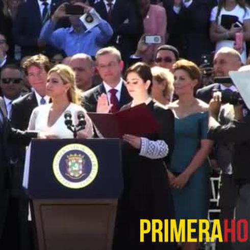 Ricardo Rosselló juramenta como nuevo gobernador de Puerto Rico