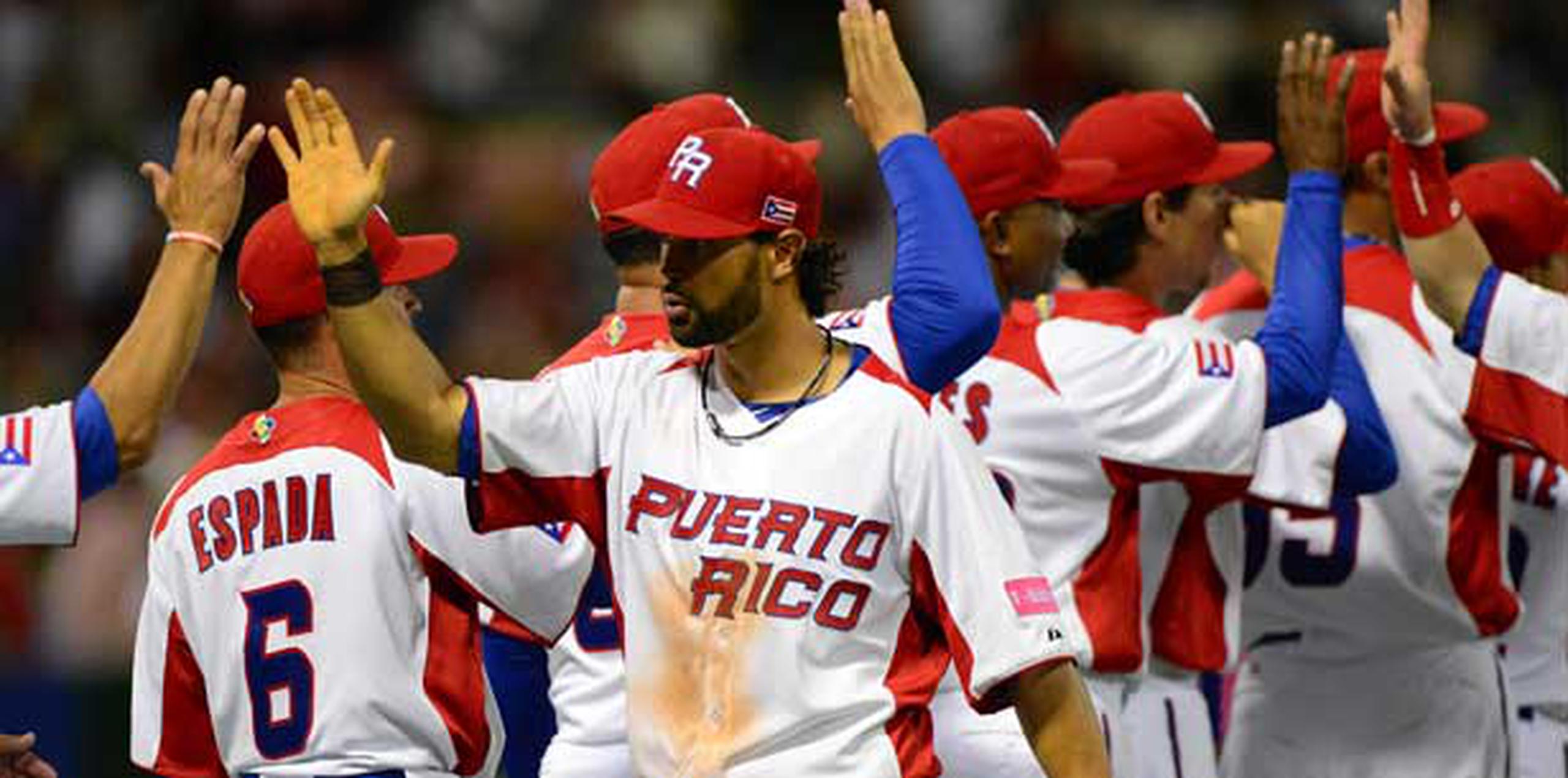 Puerto Rico inició su participación en el Grupo C del Clásico Mundial de Béisbol con una victoria 3-0 sobre España. (carlos.giusti@gfrmedia.com)