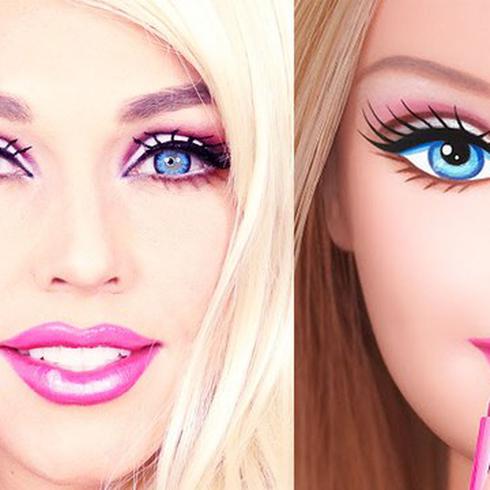 Una Barbie viviente... y sin cirugías