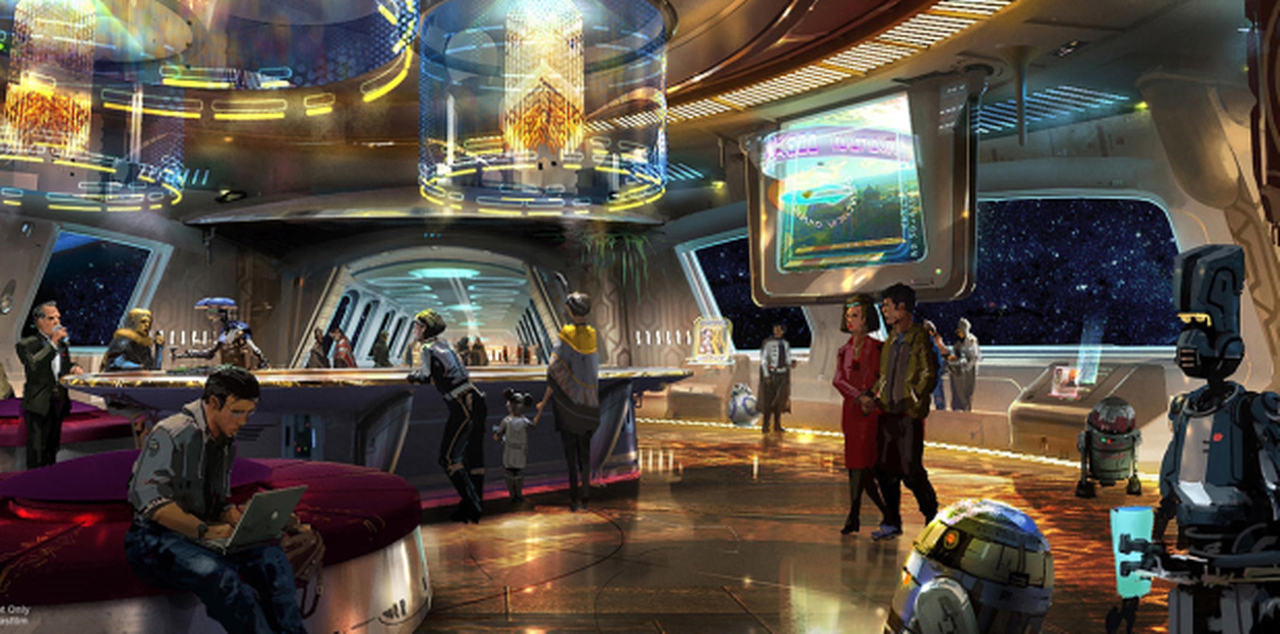 Concepto artístico del nuevo hotel Star Wars. (Disney.go.com)