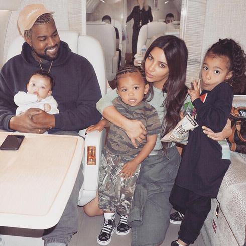 Fotos: Los hijos de Kim Kardashian y Kanye West
