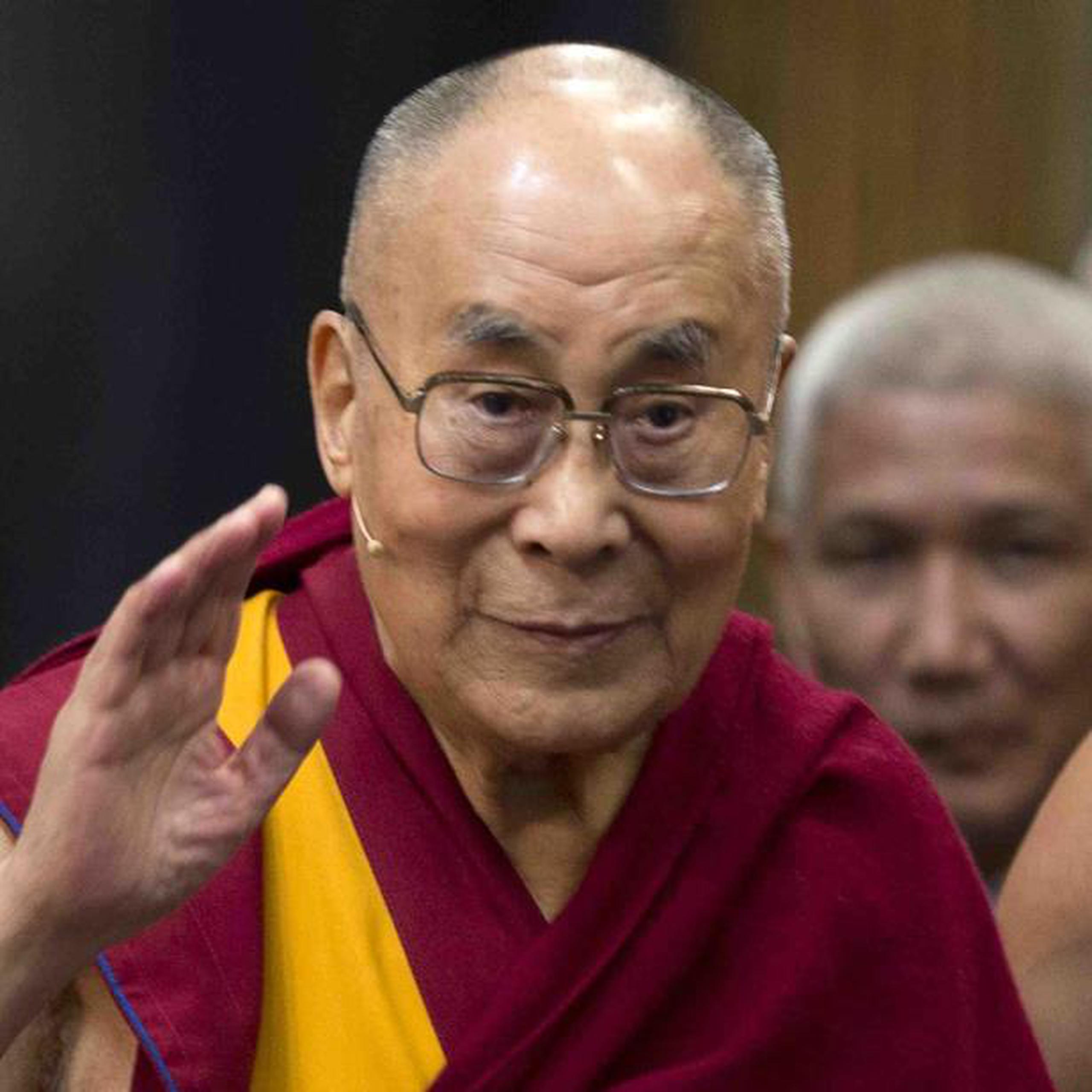 El Dalai Lama pronunció un discurso en una conferencia de educadores y estudiantes en Nueva Delhi la semana pasada. (AP / Peter Dejong)