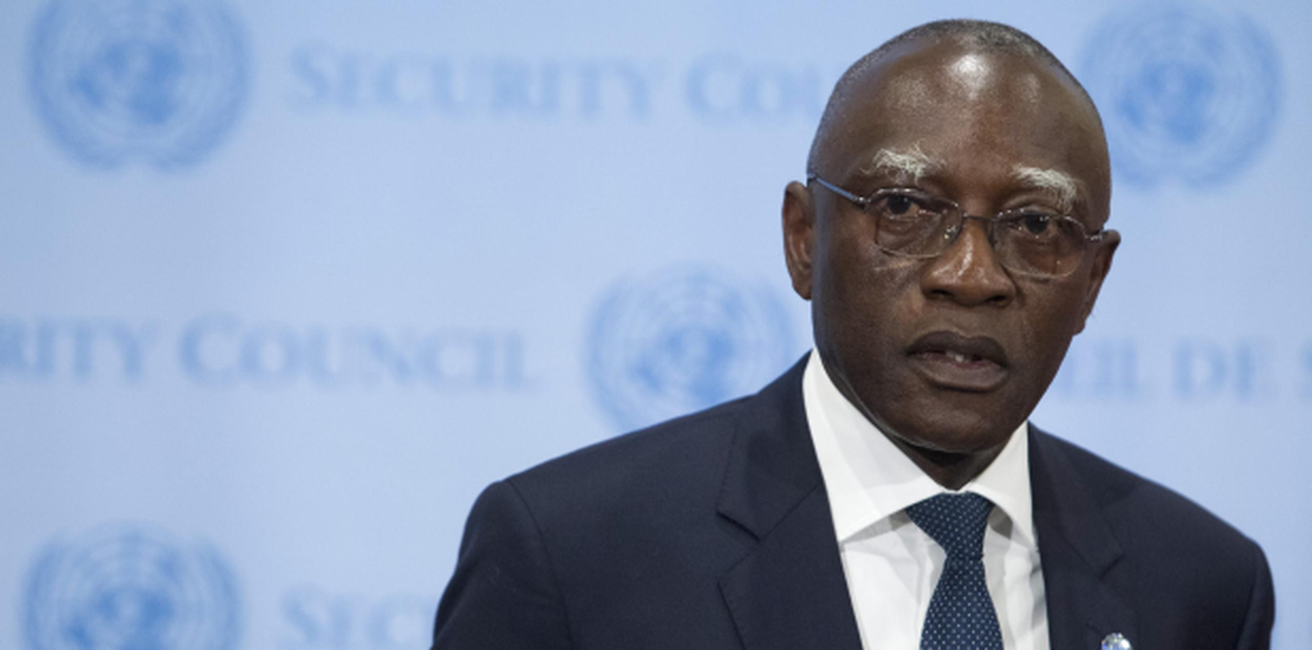 Jefe de la misión de la ONU en la República Centroafricana, Babacar Gaye. (EFE)