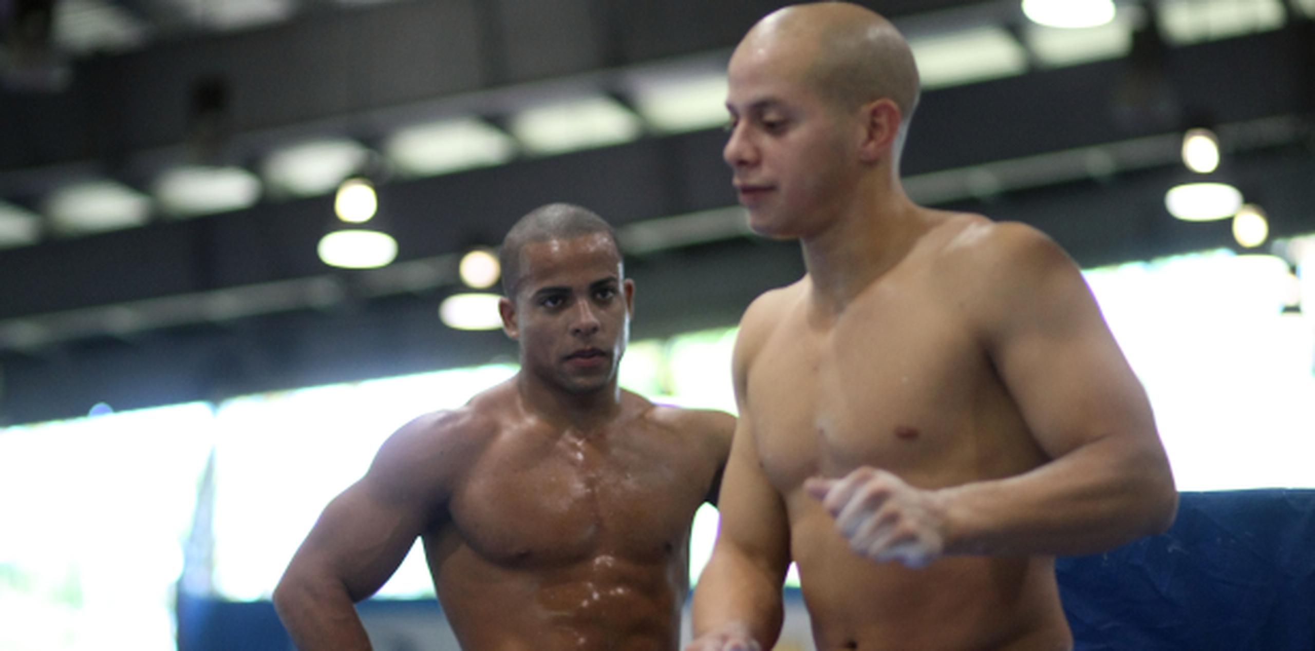 Rivera, a la izquierda, es un ganador de nueve medallas de oro en Juegos Centroamericanos y del Caribe y dos más de oro en Juegos Panamericanos. Vargas, derecha, elogió su selección. (Archivo)