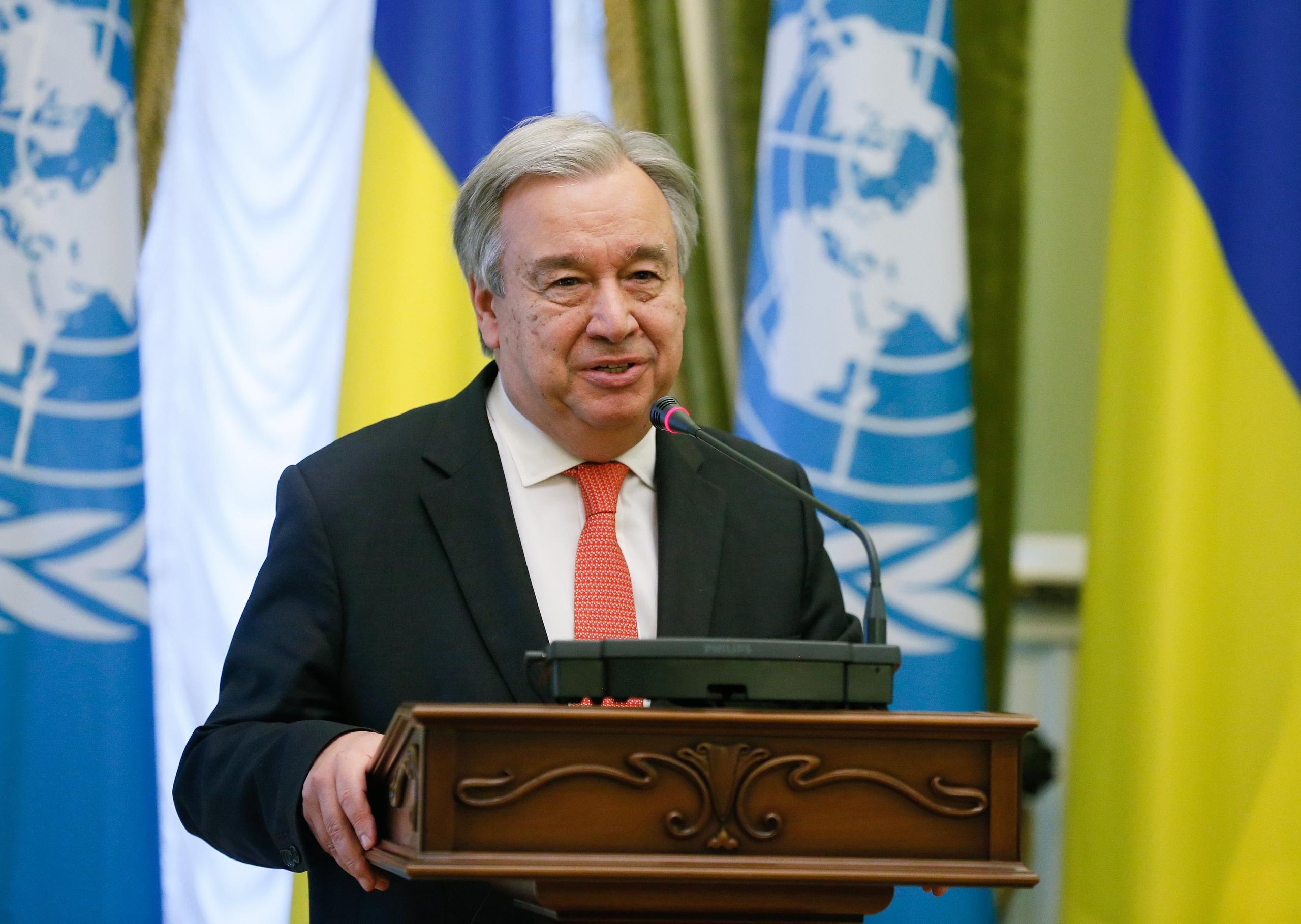El secretario general de Naciones Unidas, António Guterres (EFE/Sergey Dolzhenko)
